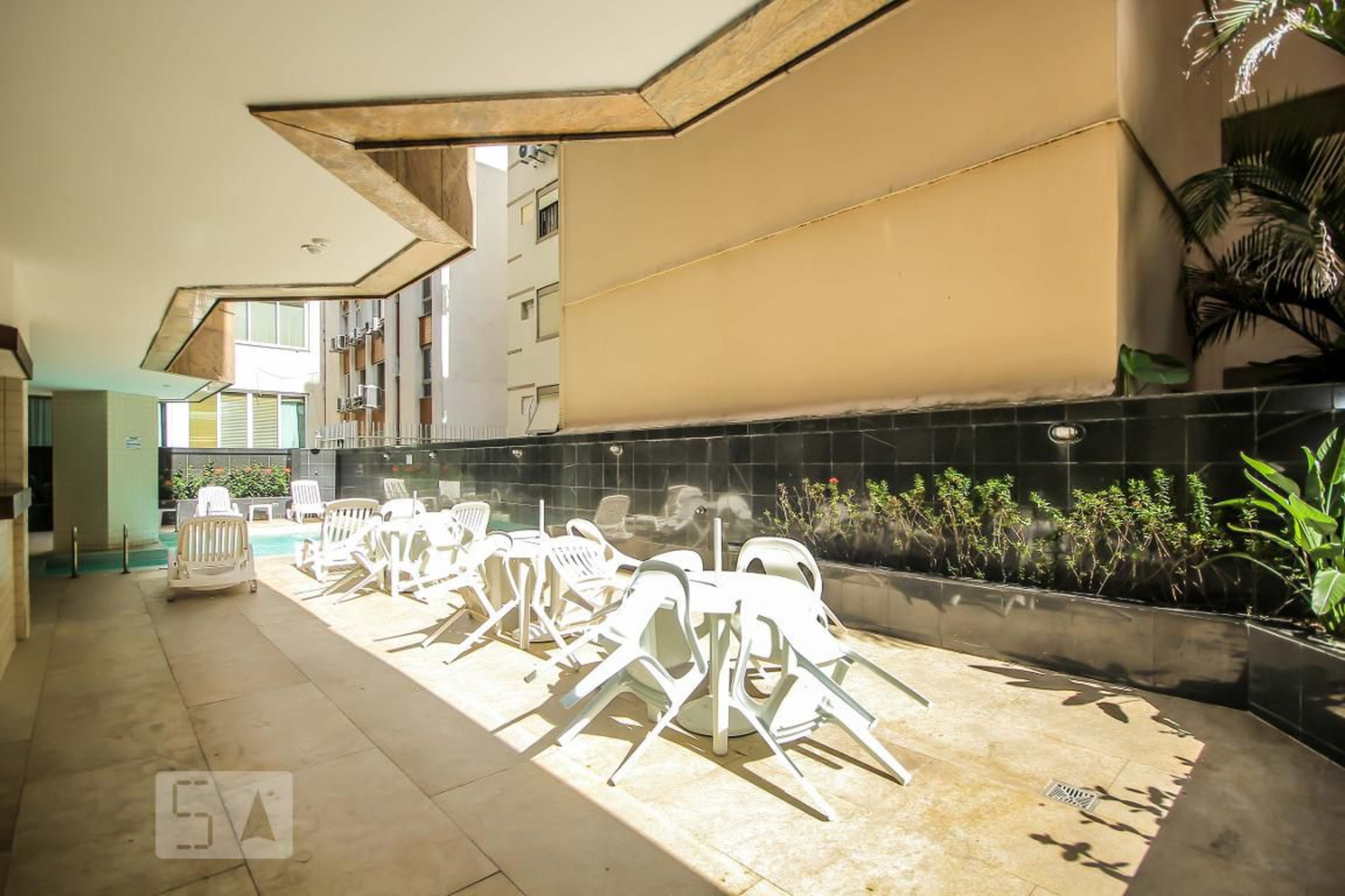 Área da Piscina - Ocean Flat Building