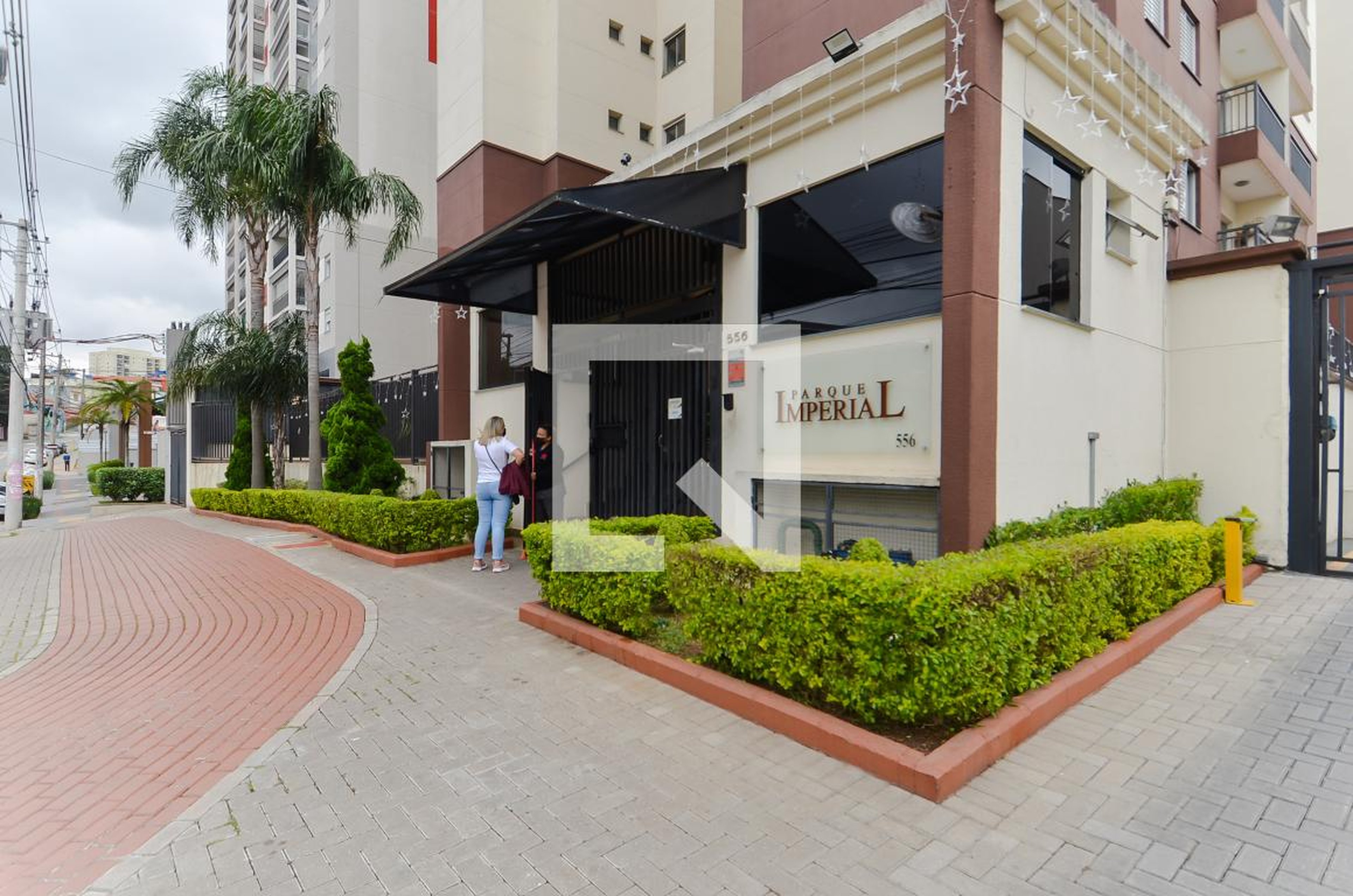 Fachada do Condomínio Condomínio Parque Imperial