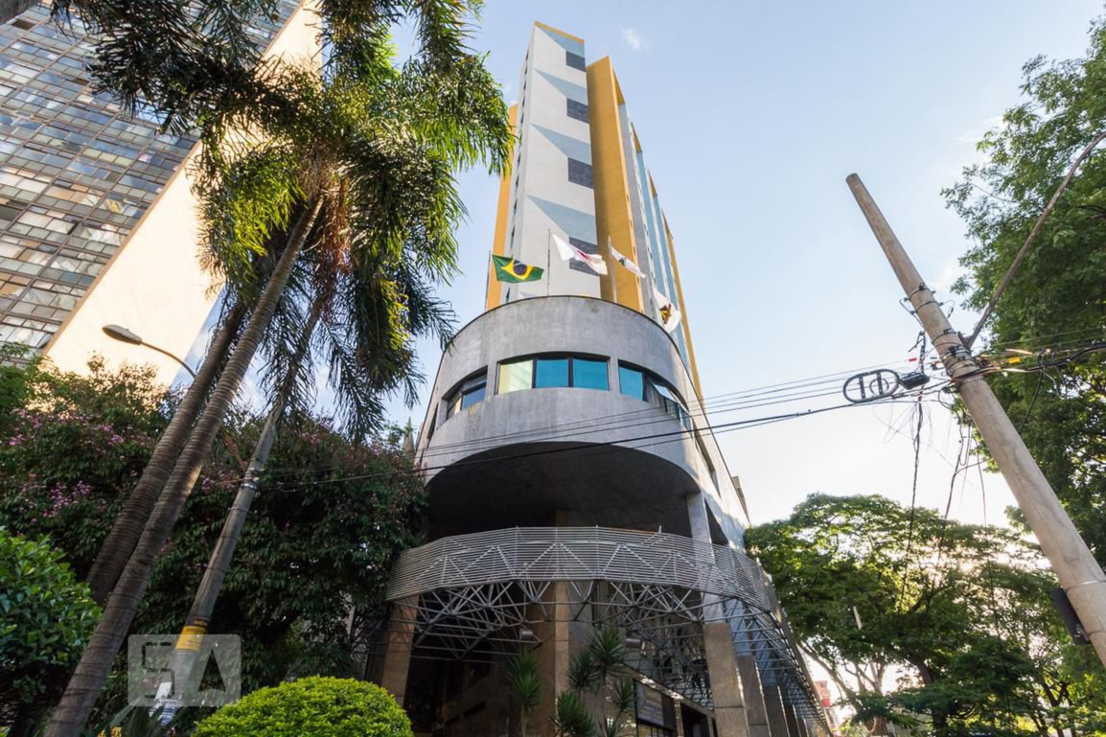 Fachada Condomínio em Rua Rio Grande do Sul, 856