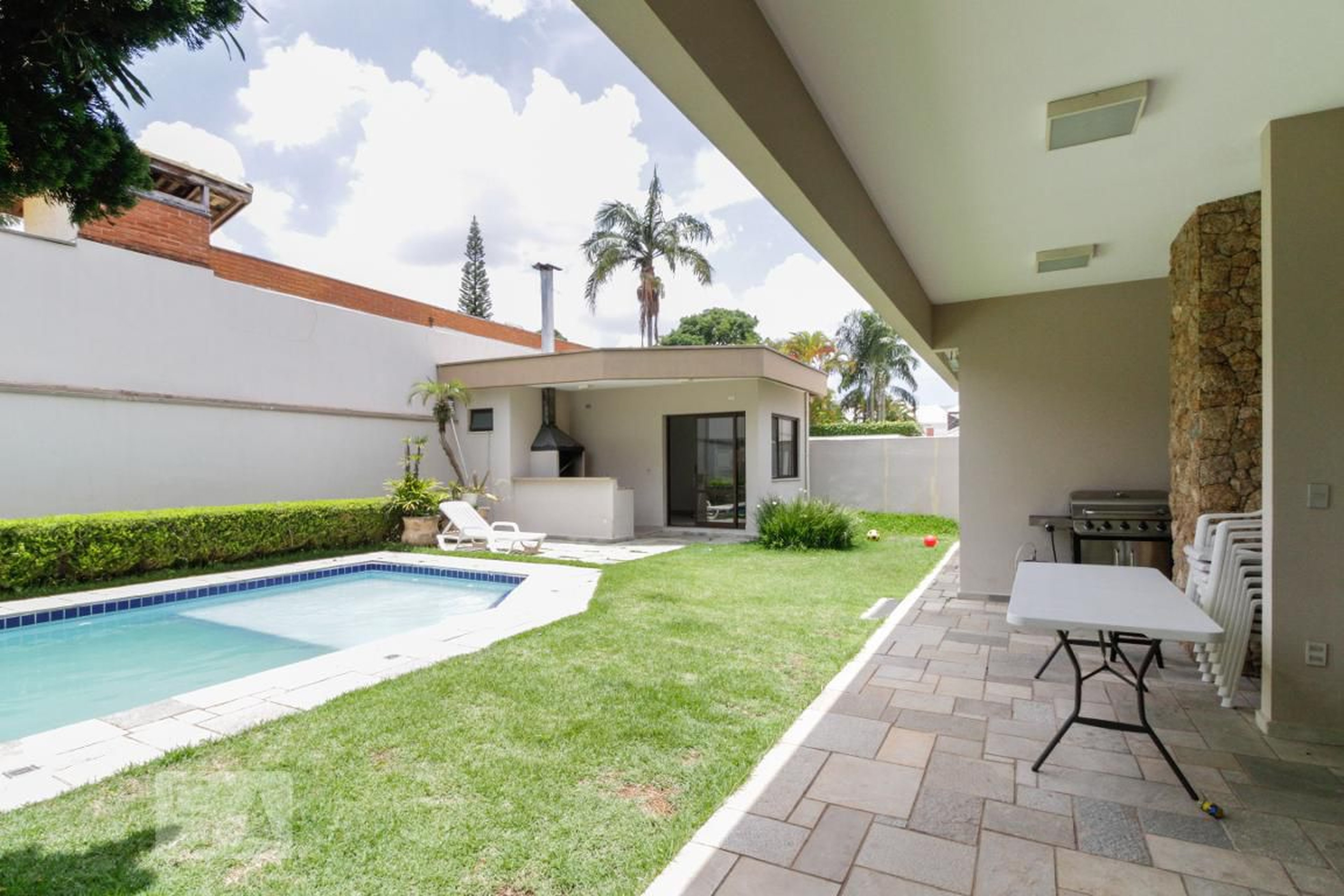 Piscina - Casa Alameda Atenas, 82,  Alphaville Residencial Um