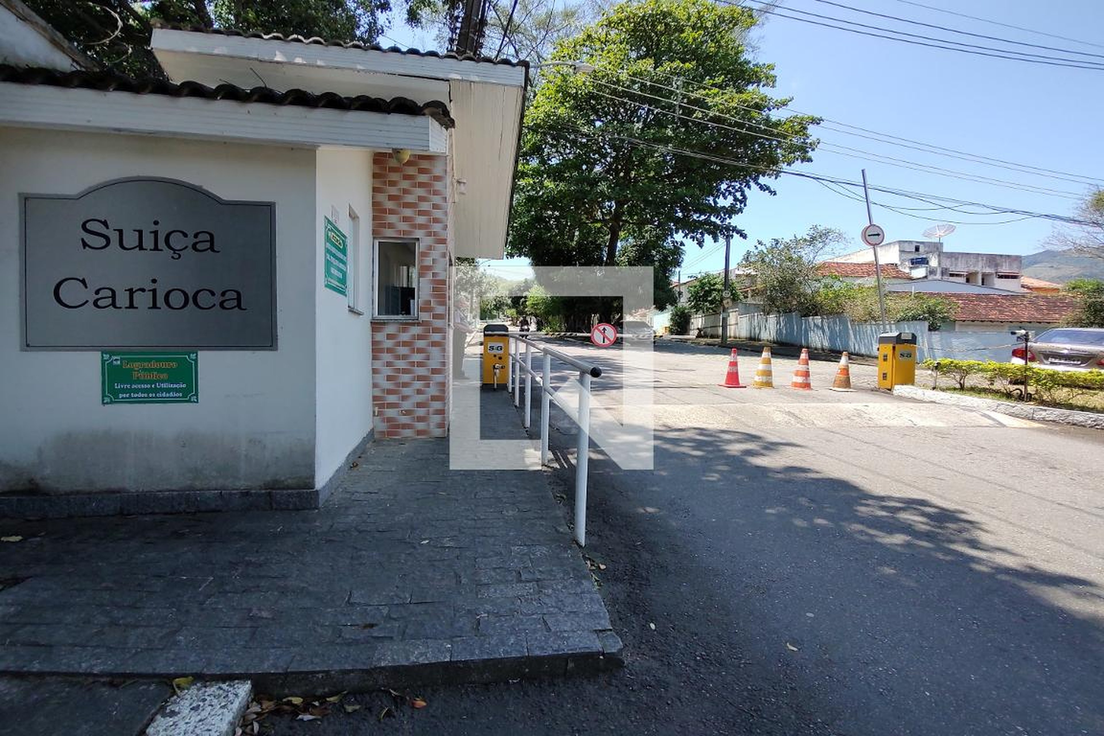 Fachada do Condomínio Condomínio Suíça Carioca 1
