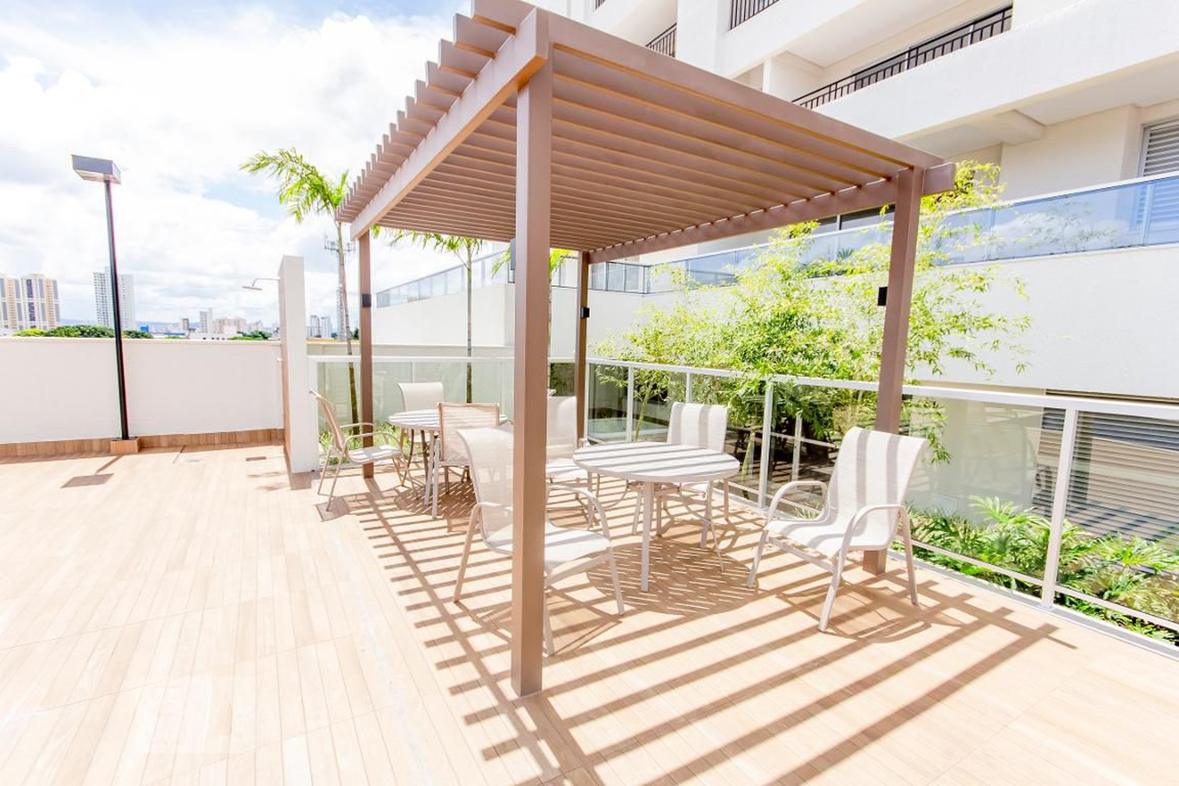 Área da piscina - Pátio Coimbra