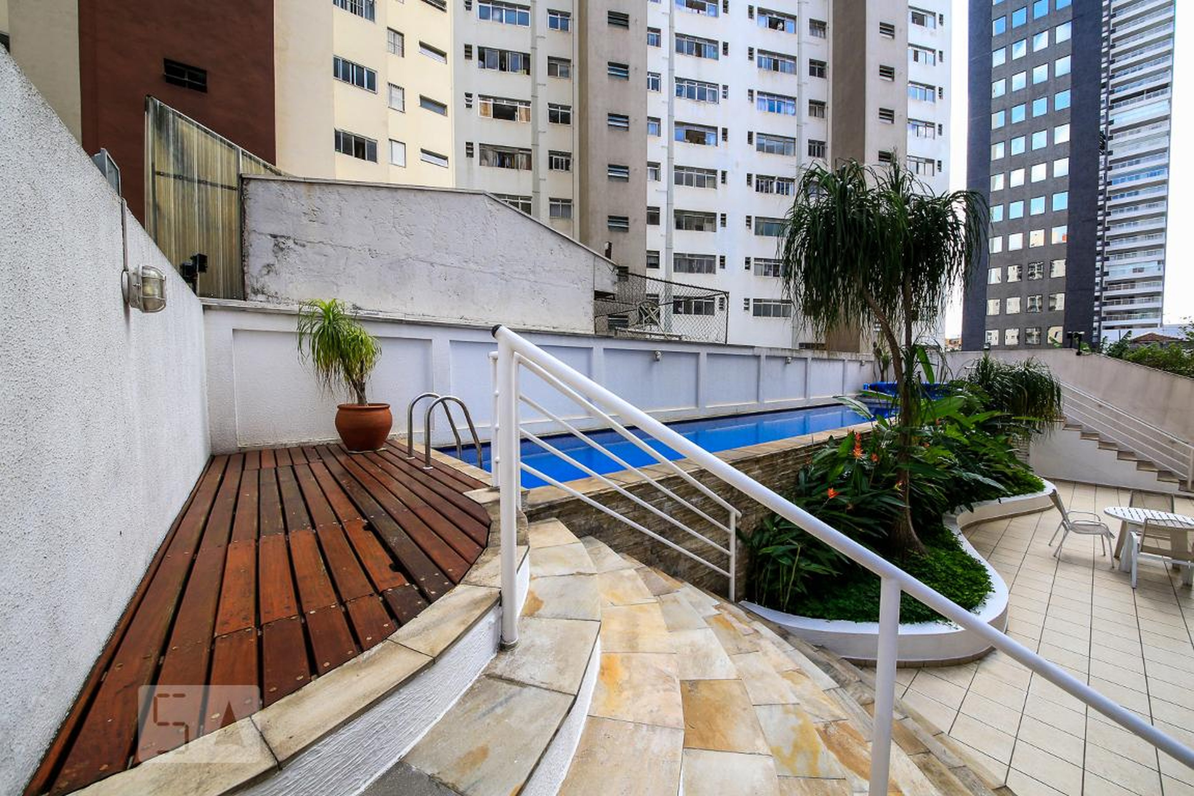 Área da Piscina - Edifício Up Town Duplex Pinheiros