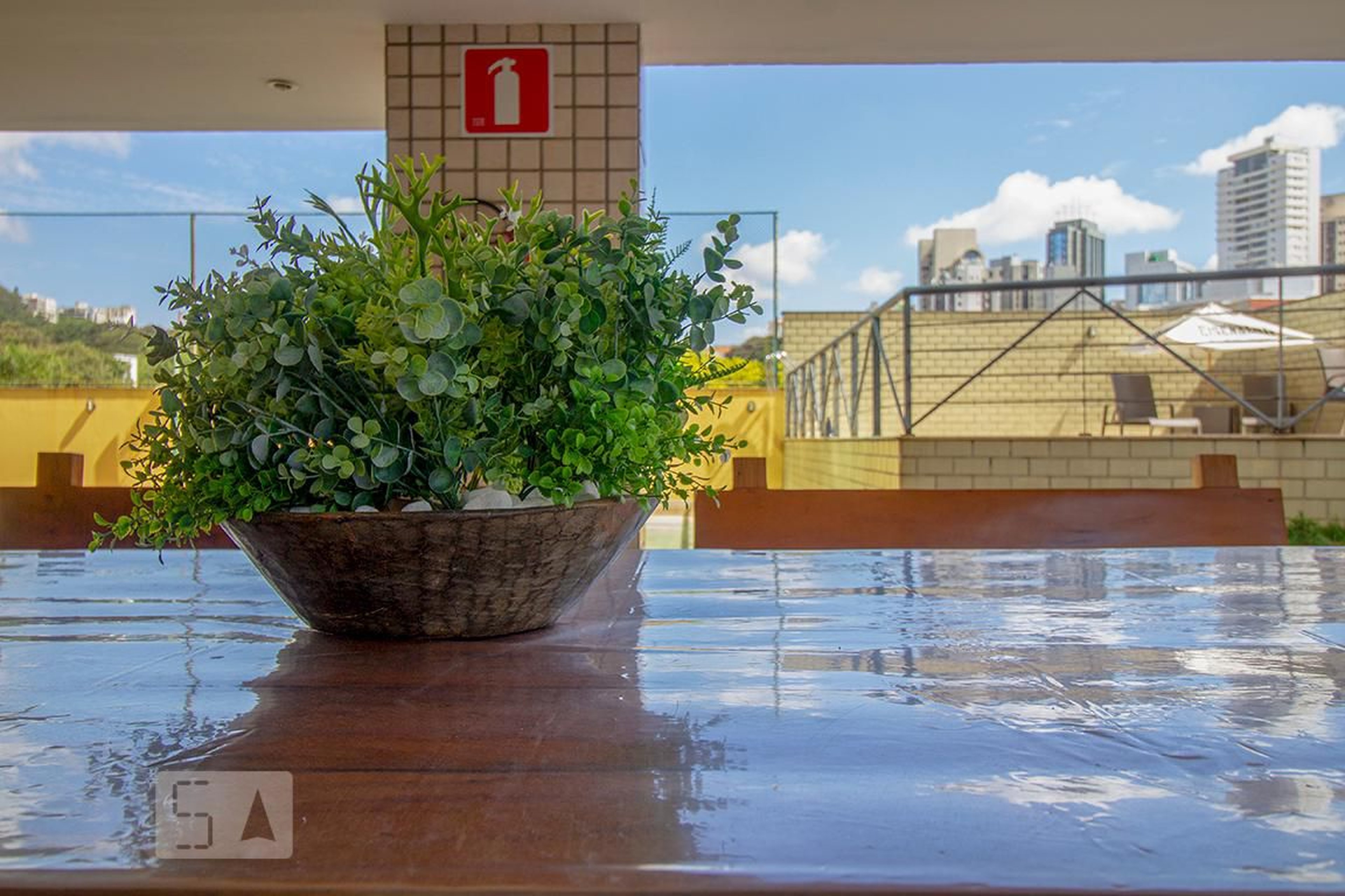 Área da piscina - Edifício New York Studio