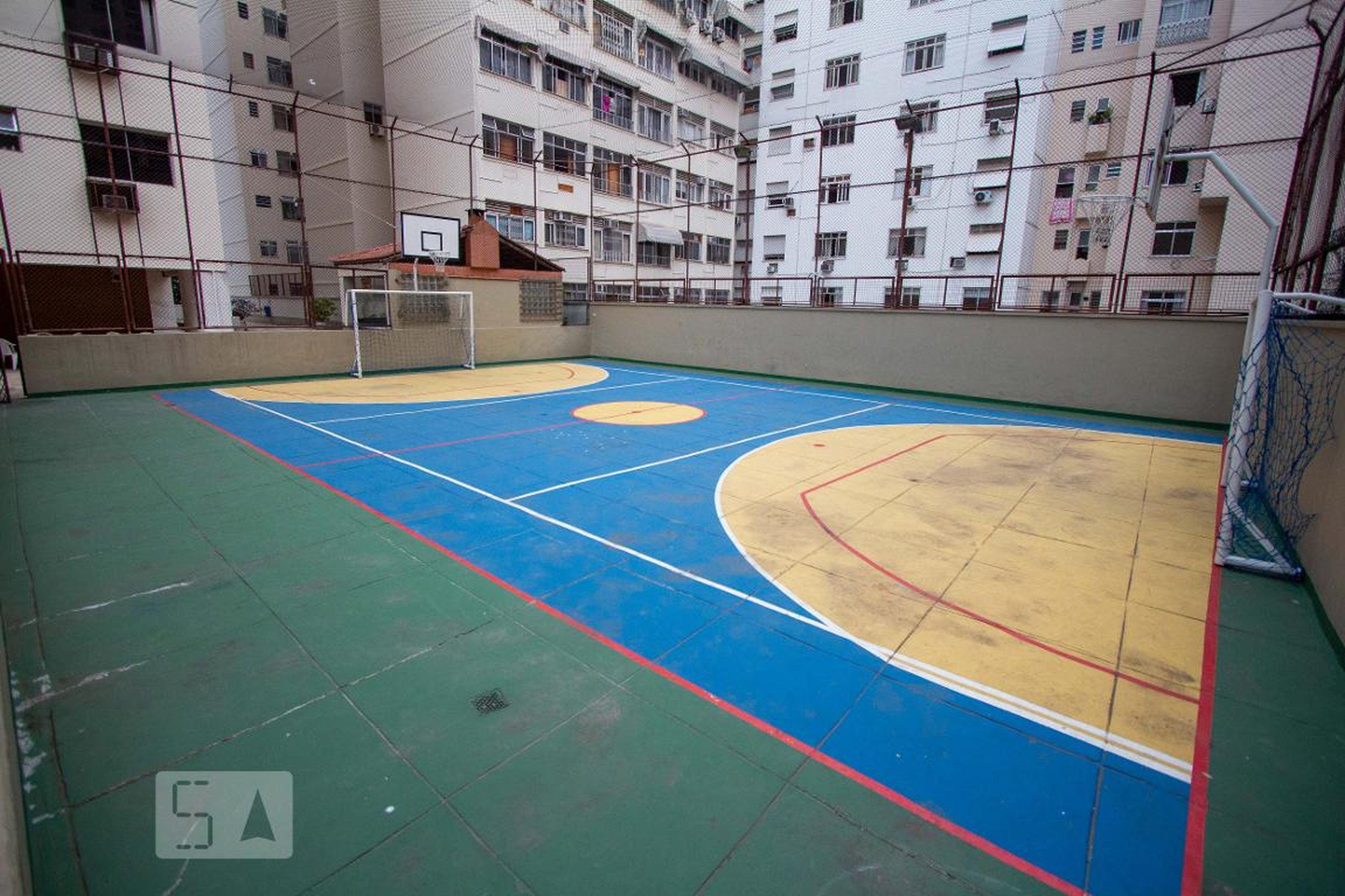 Quadra poliesportiva - Edifício Presidente Rodrigues Alves