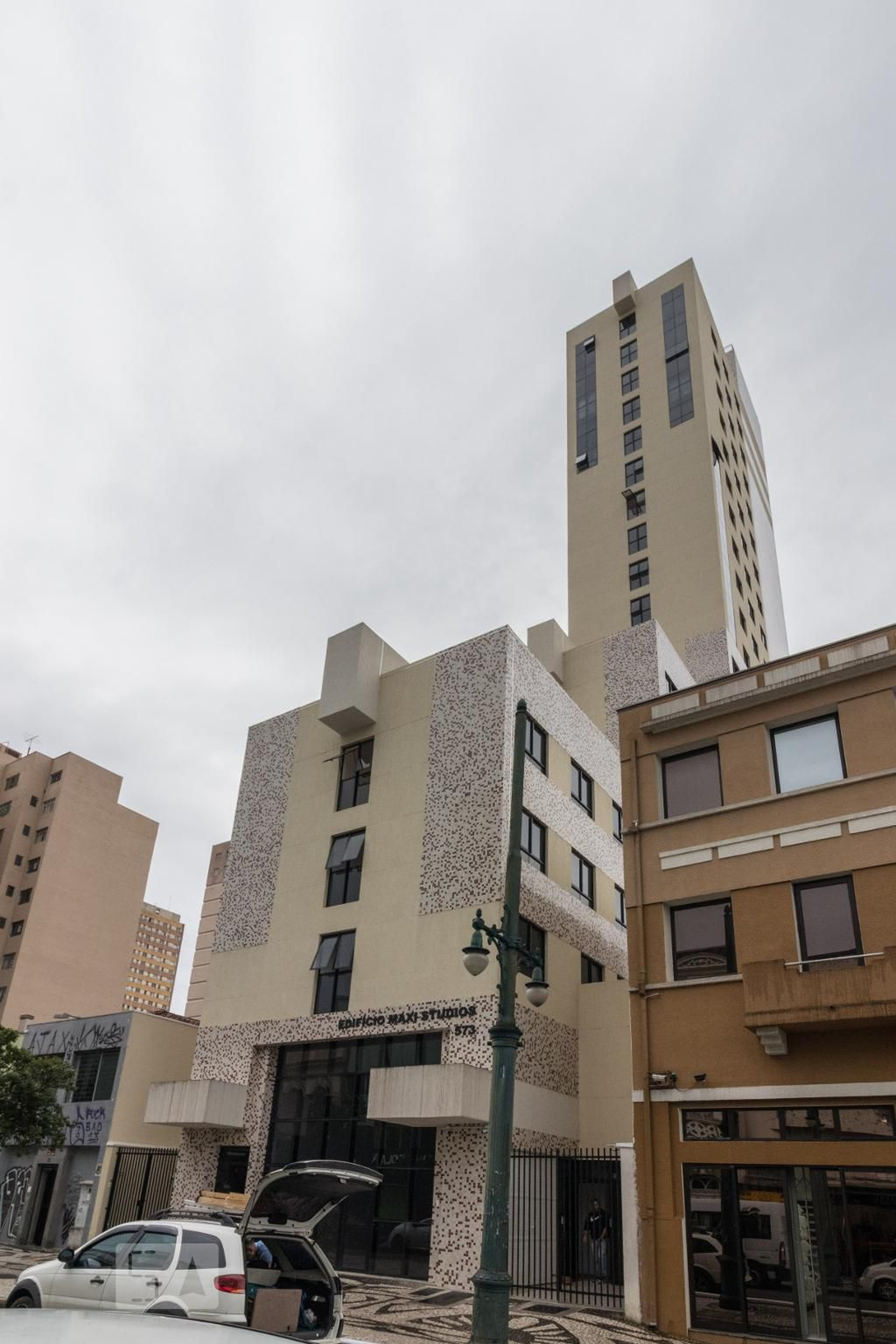 Fachada do predio Edifício Maxi Studios