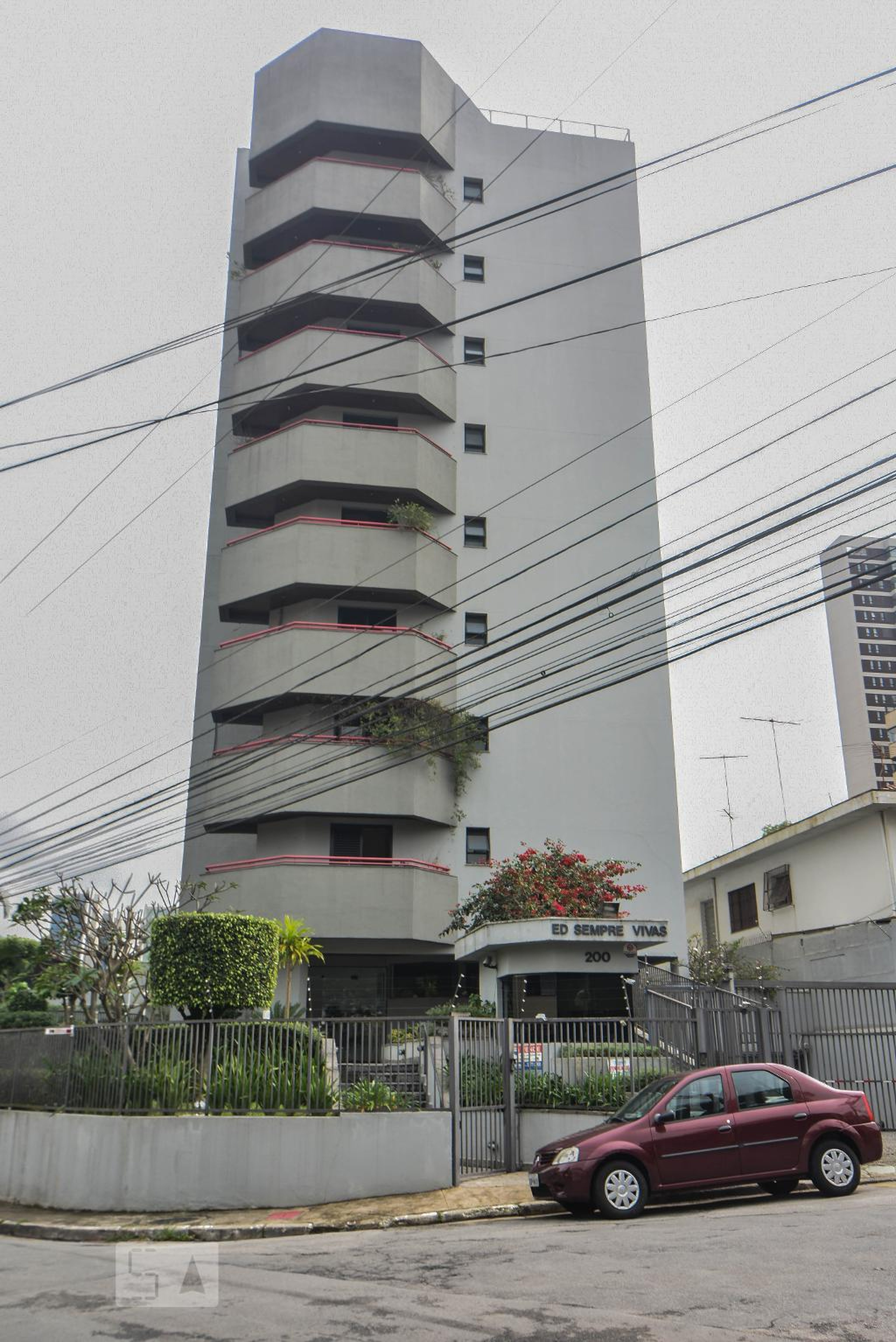 Fachada do Prédio Edifício Sempre Vivas