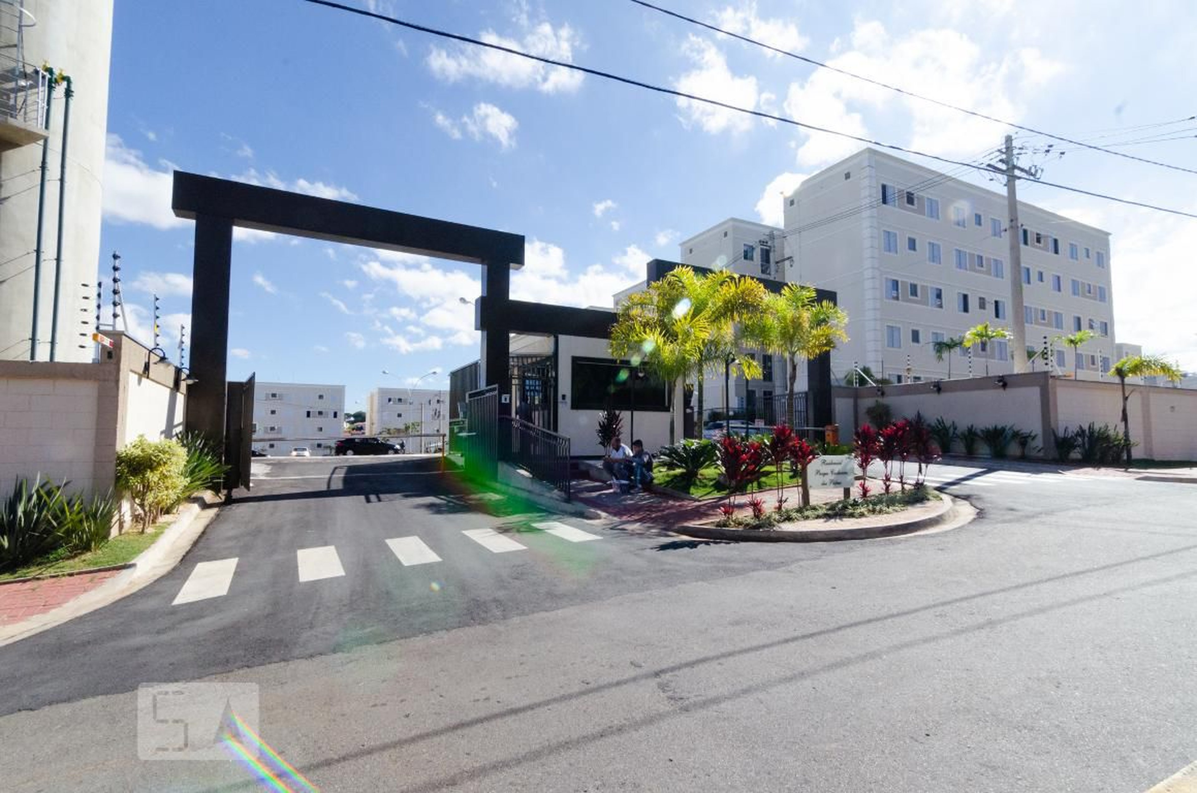 Fachada do prédio Condomínio Cachoeira das Pedras