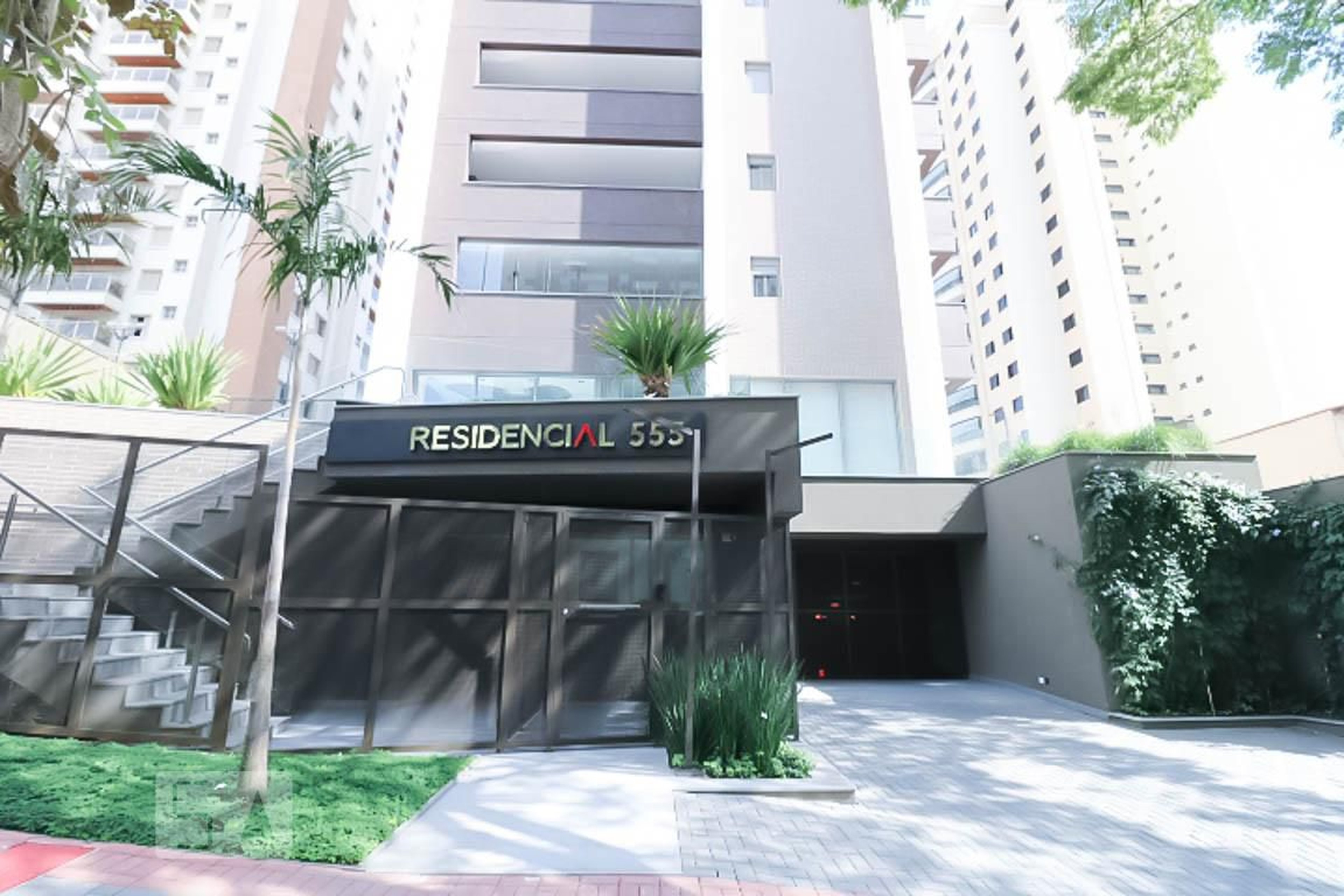 Fachada do Condomínio Residencial 555