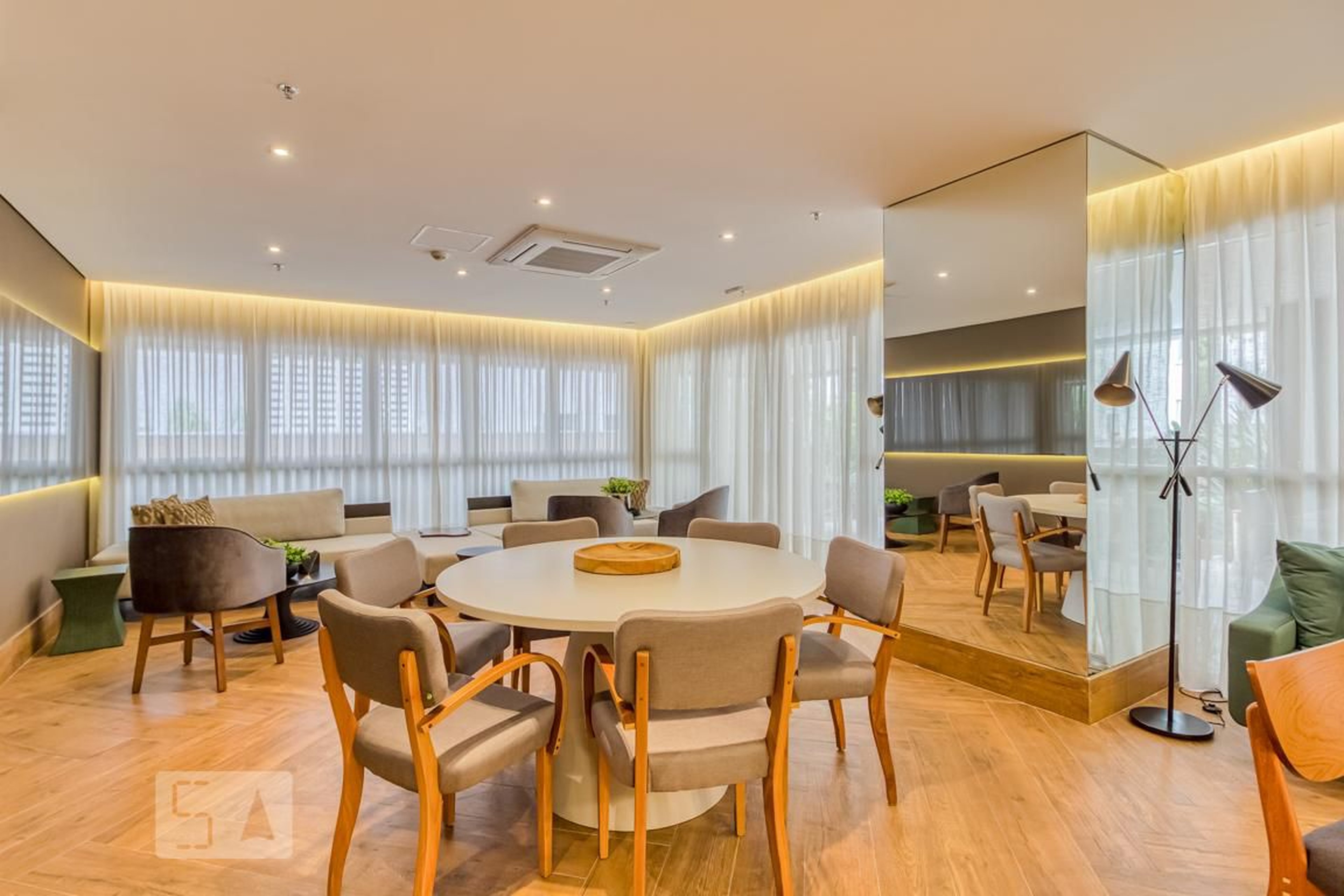 Salão gourmet - Edifício One Eleven Home And Work By Helbor