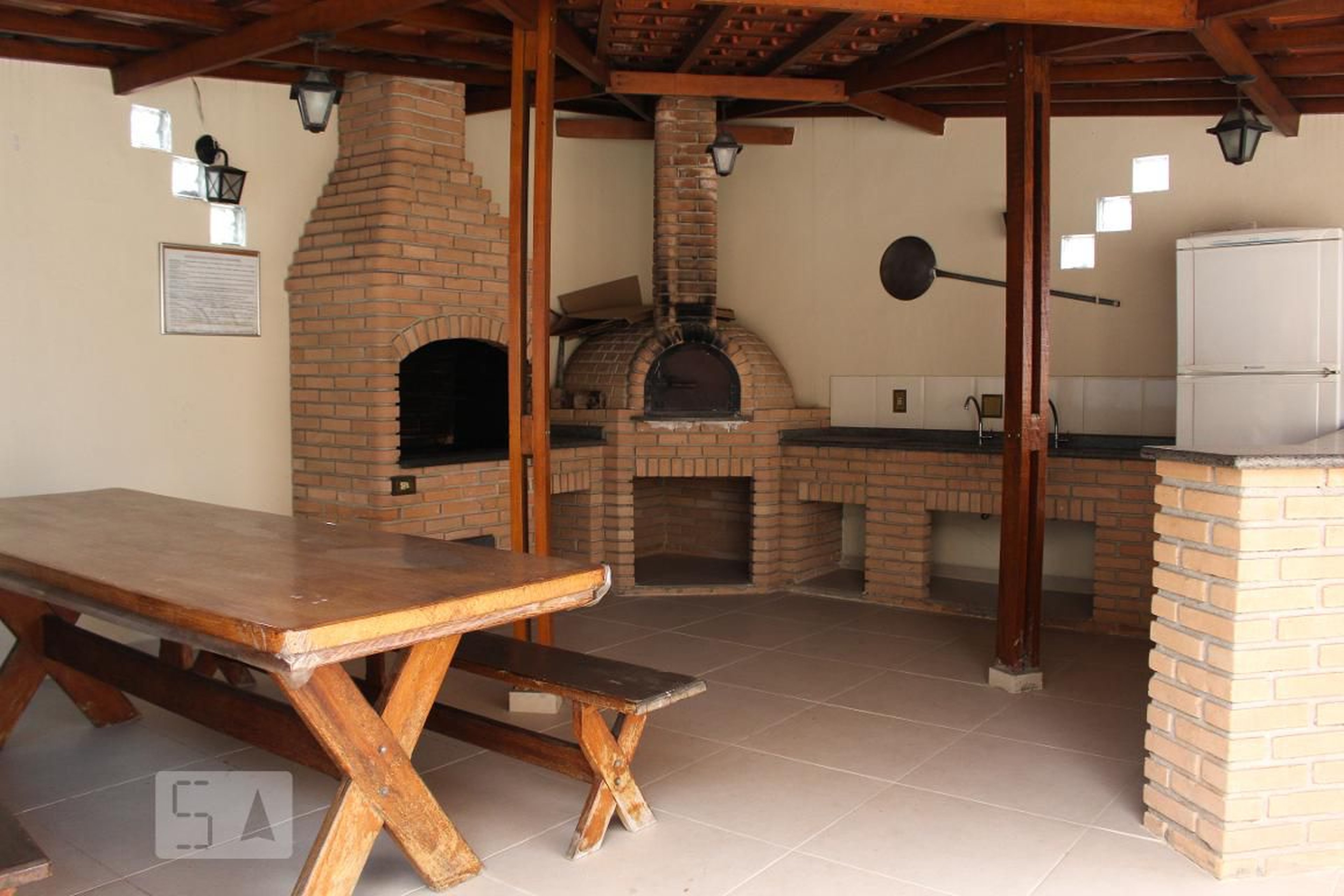 churrasqueira - Rosa Azul