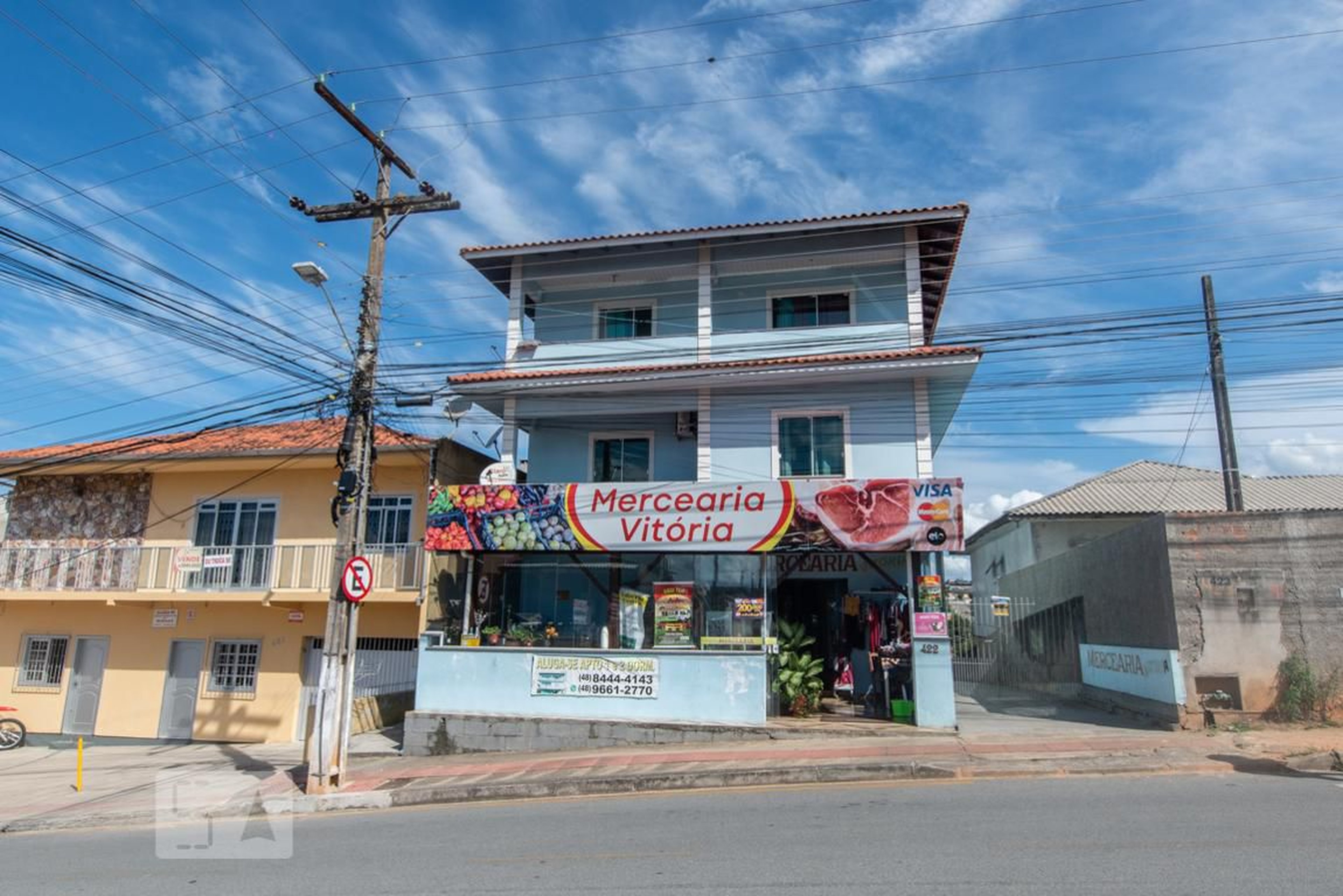 Fachada Condomínio em Rua Afrísio de Senna Vaz, 422