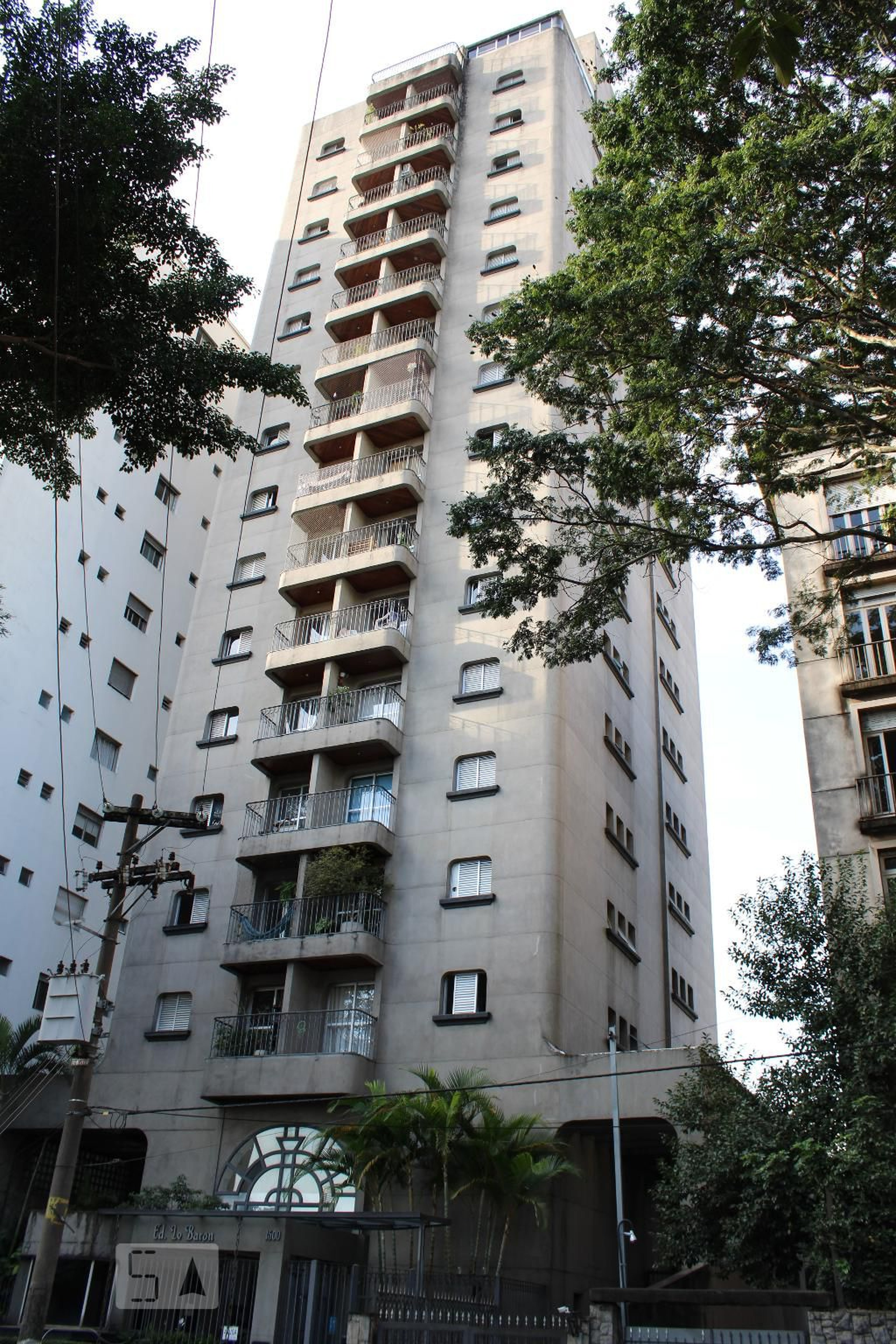 Fachada do prédio Edifício Le Baron