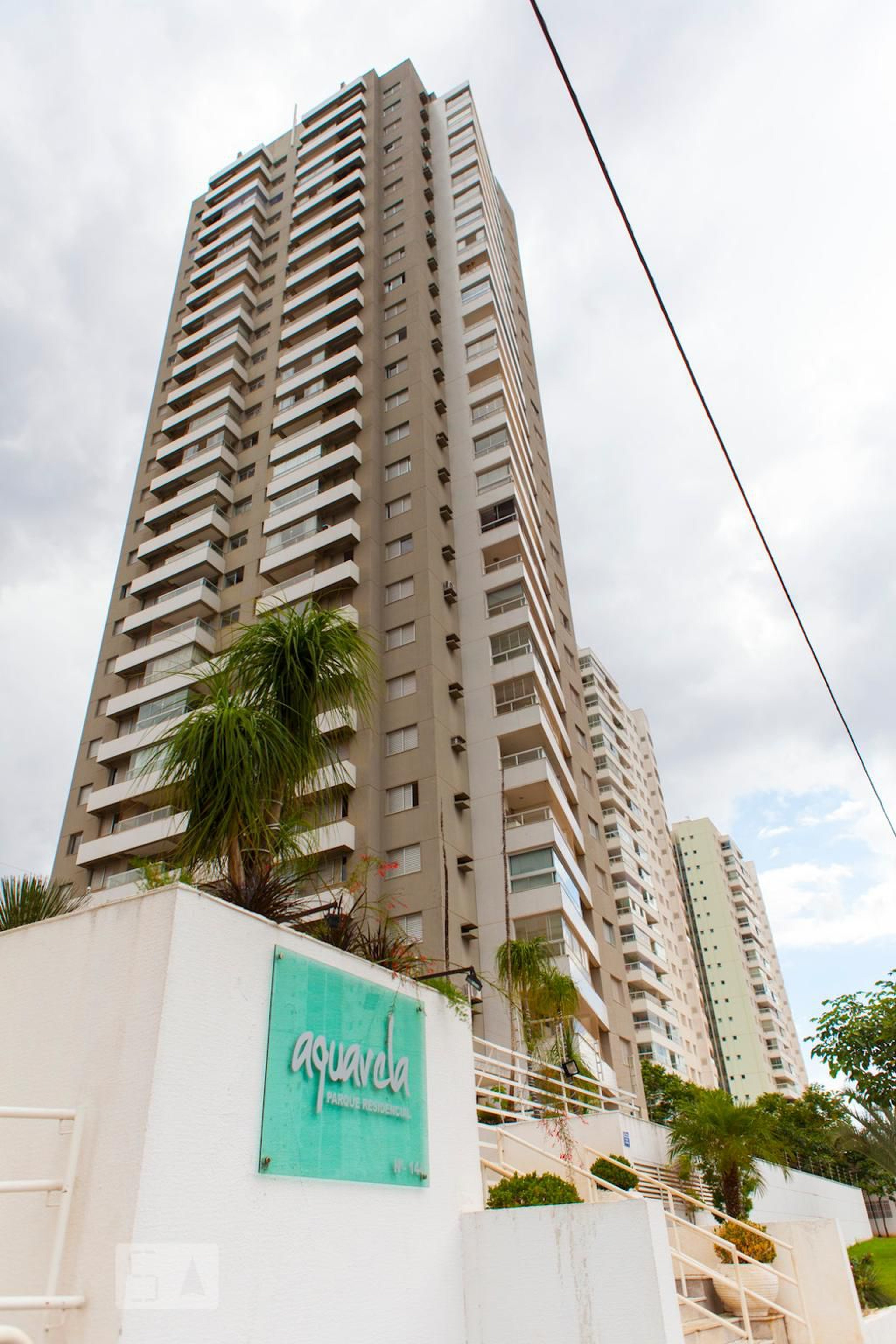 Fachada do Condomínio Residencial Aquarela