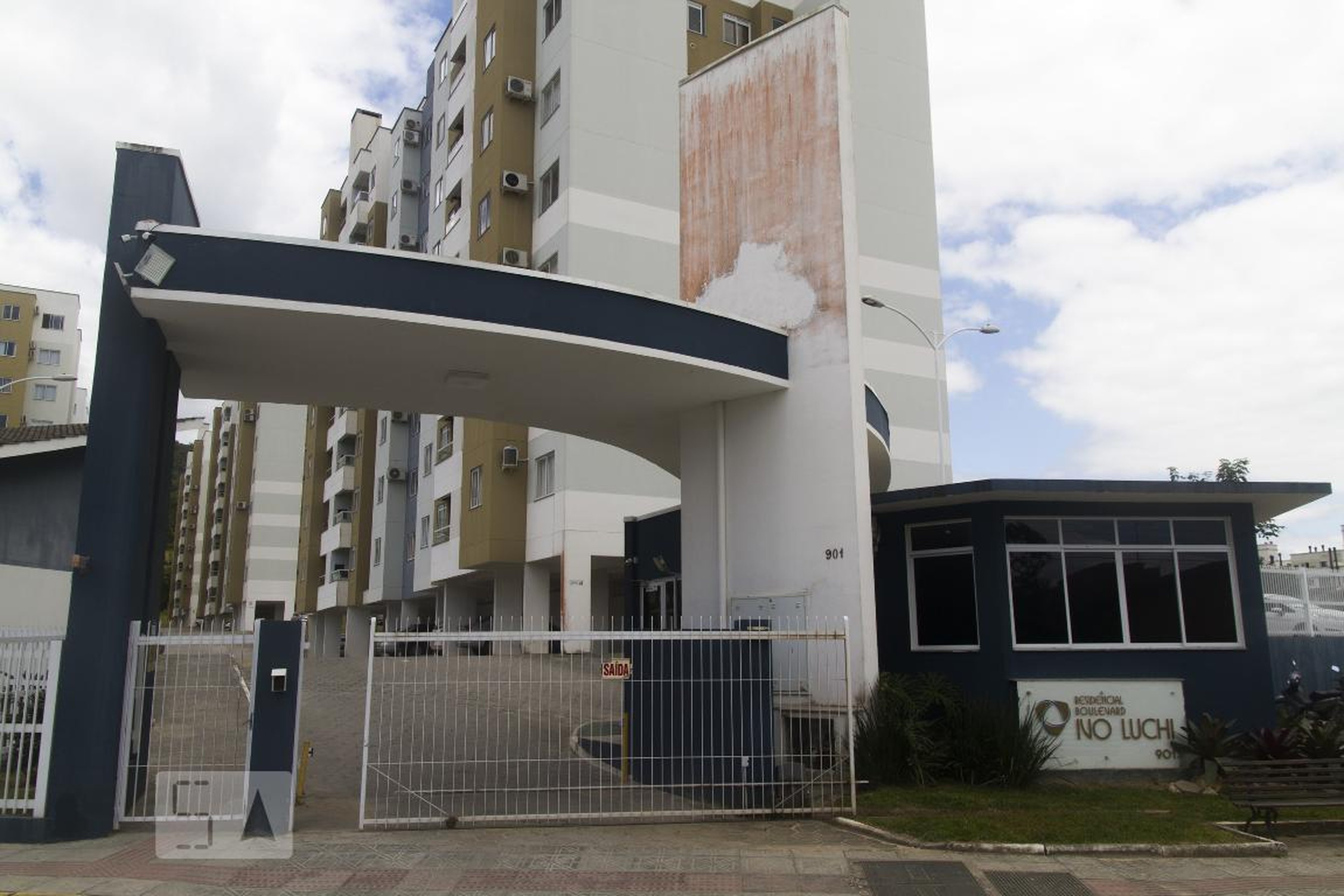 Fachada do Condomínio Residencial Boulevard Ivo Luchi