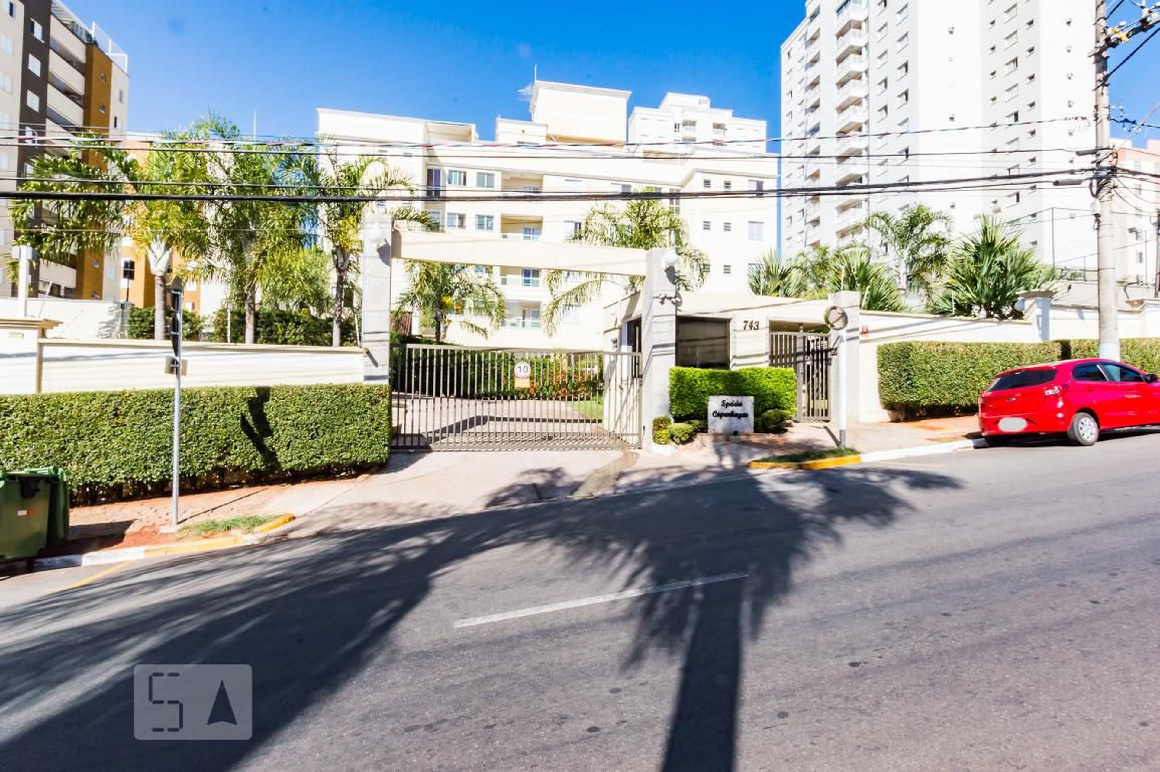 Fachada do Condomínio Condomínio Spazio Copenhagen