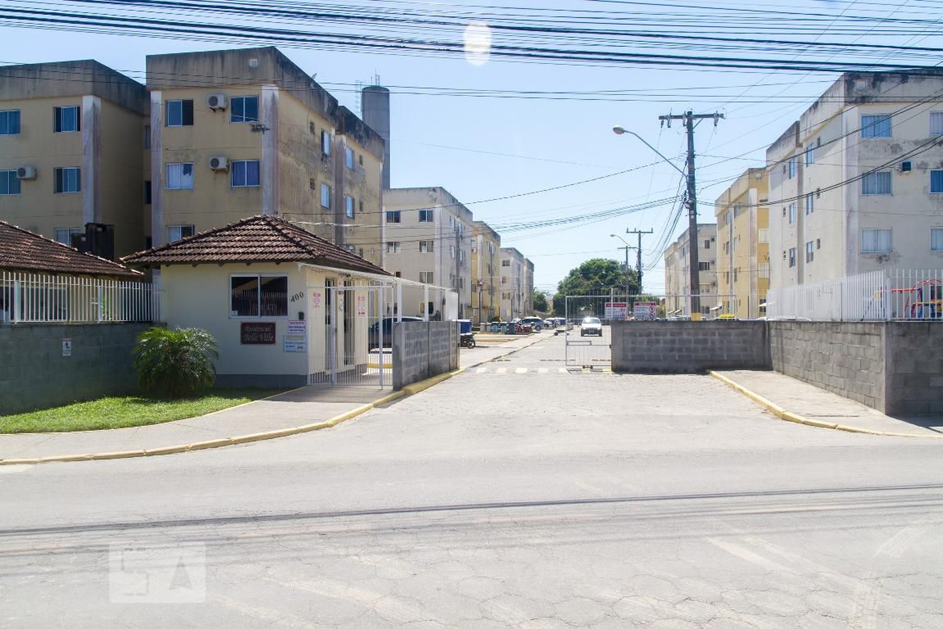 Fachada do condomínio Residencial Belle Ville