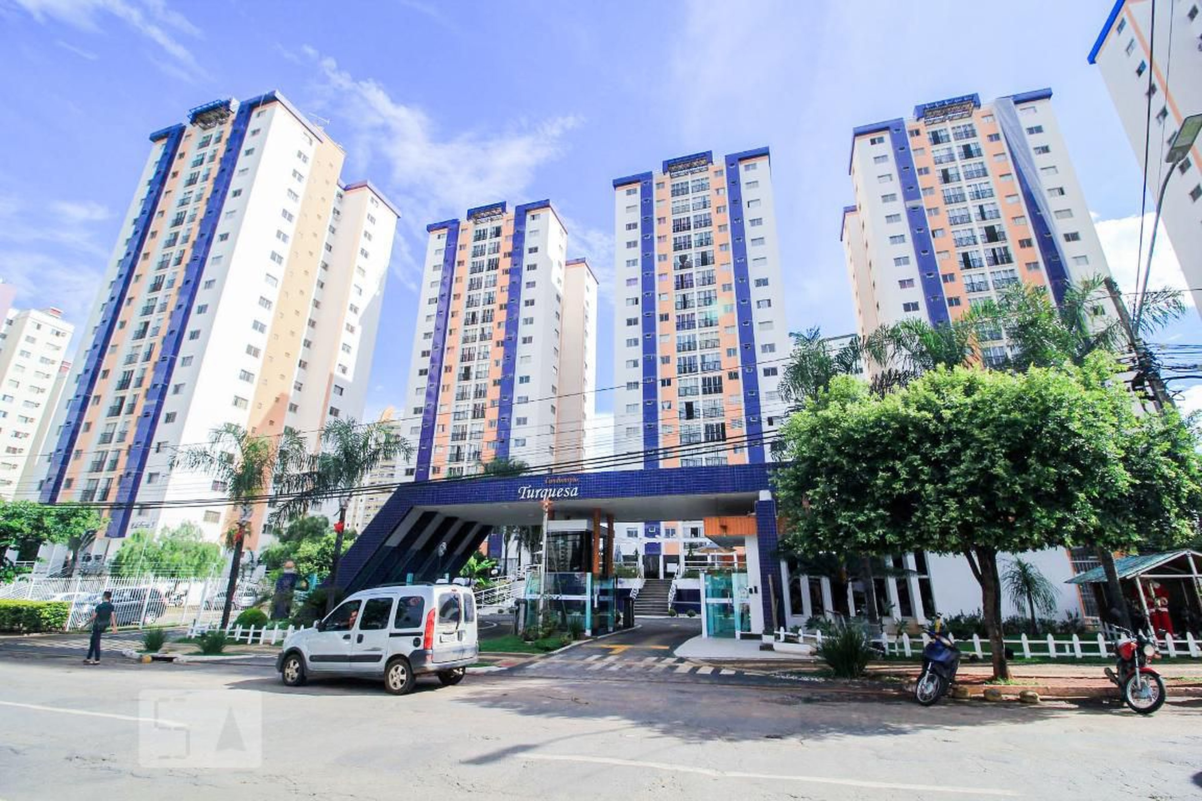 Fachada do Condomínio Condomínio Clube Turquesa
