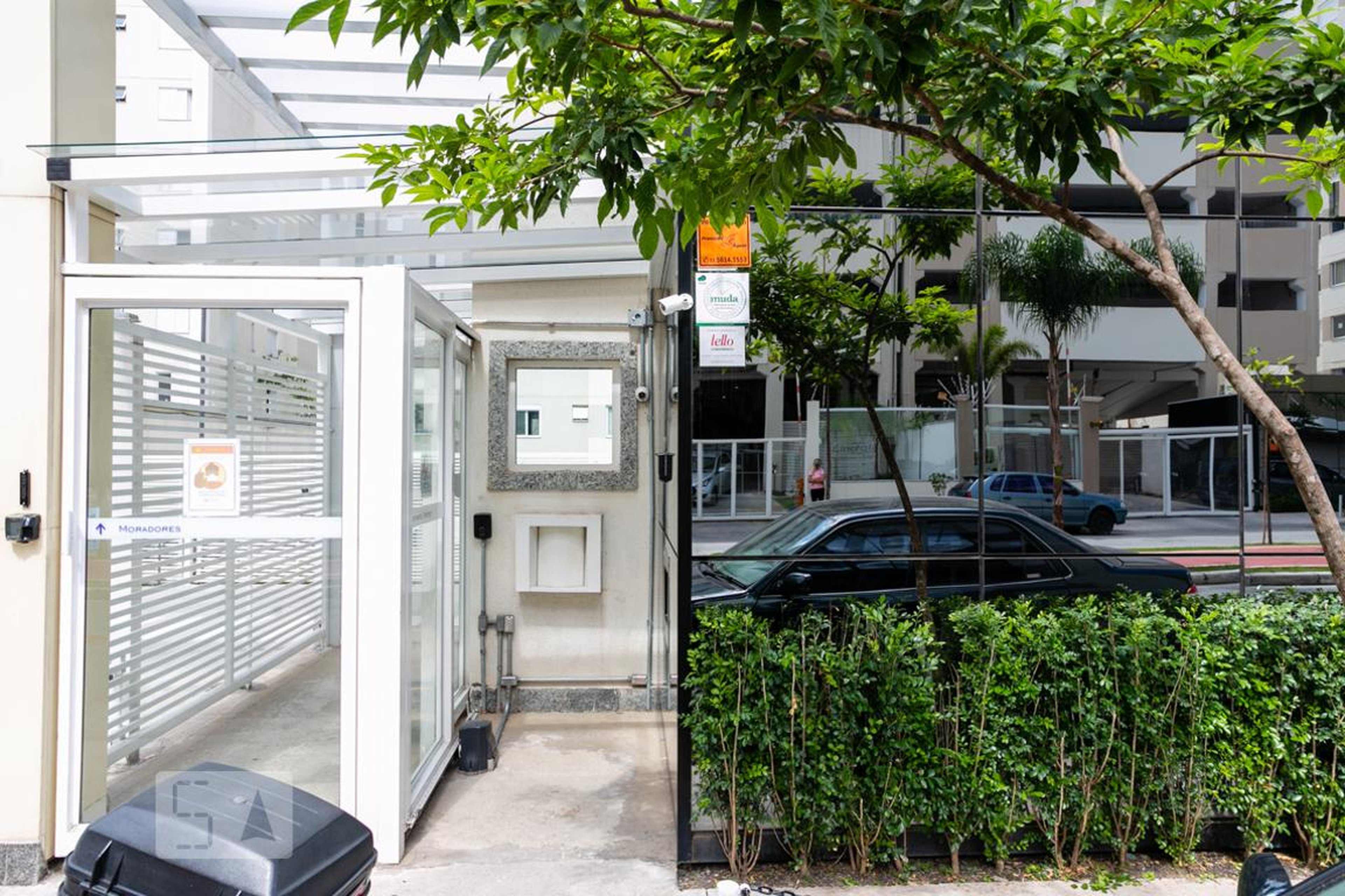 Fachada do condomínio Condomínio Spazio Maresias