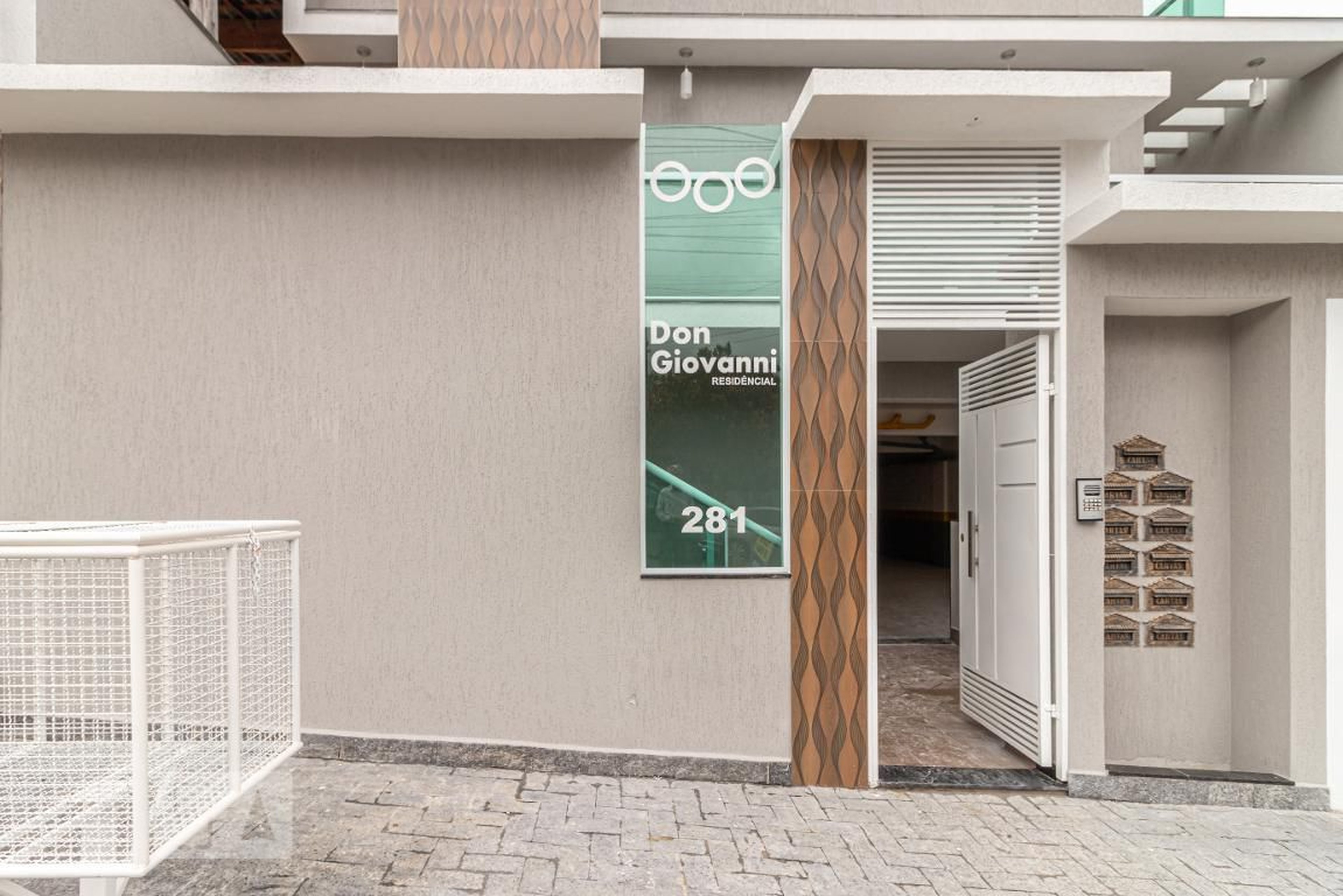 Fachada do Condomínio Residencial Don Giovanni