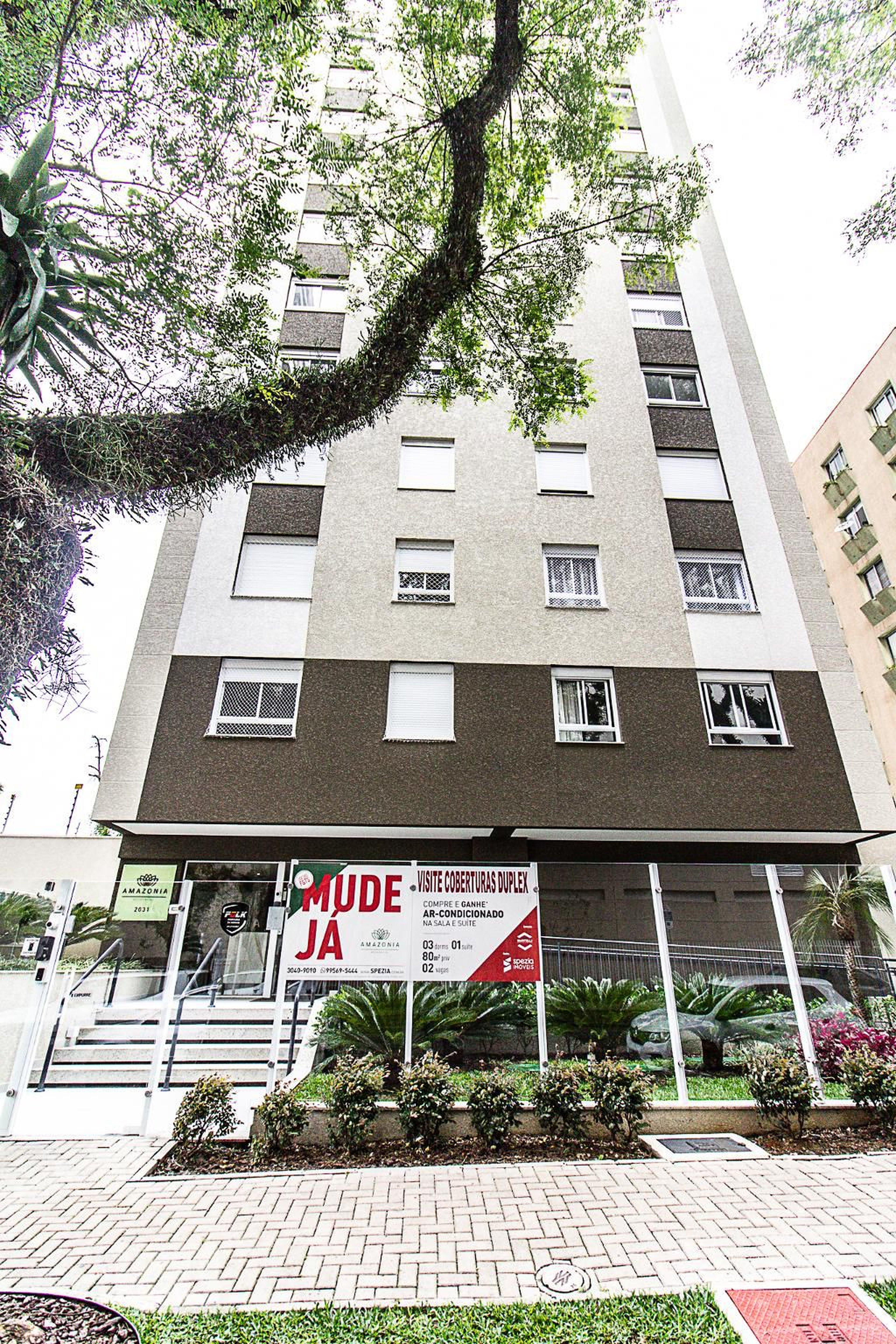 Fachada do Condomínio Condomínio omí­Nio Residencial Amazã´Nia