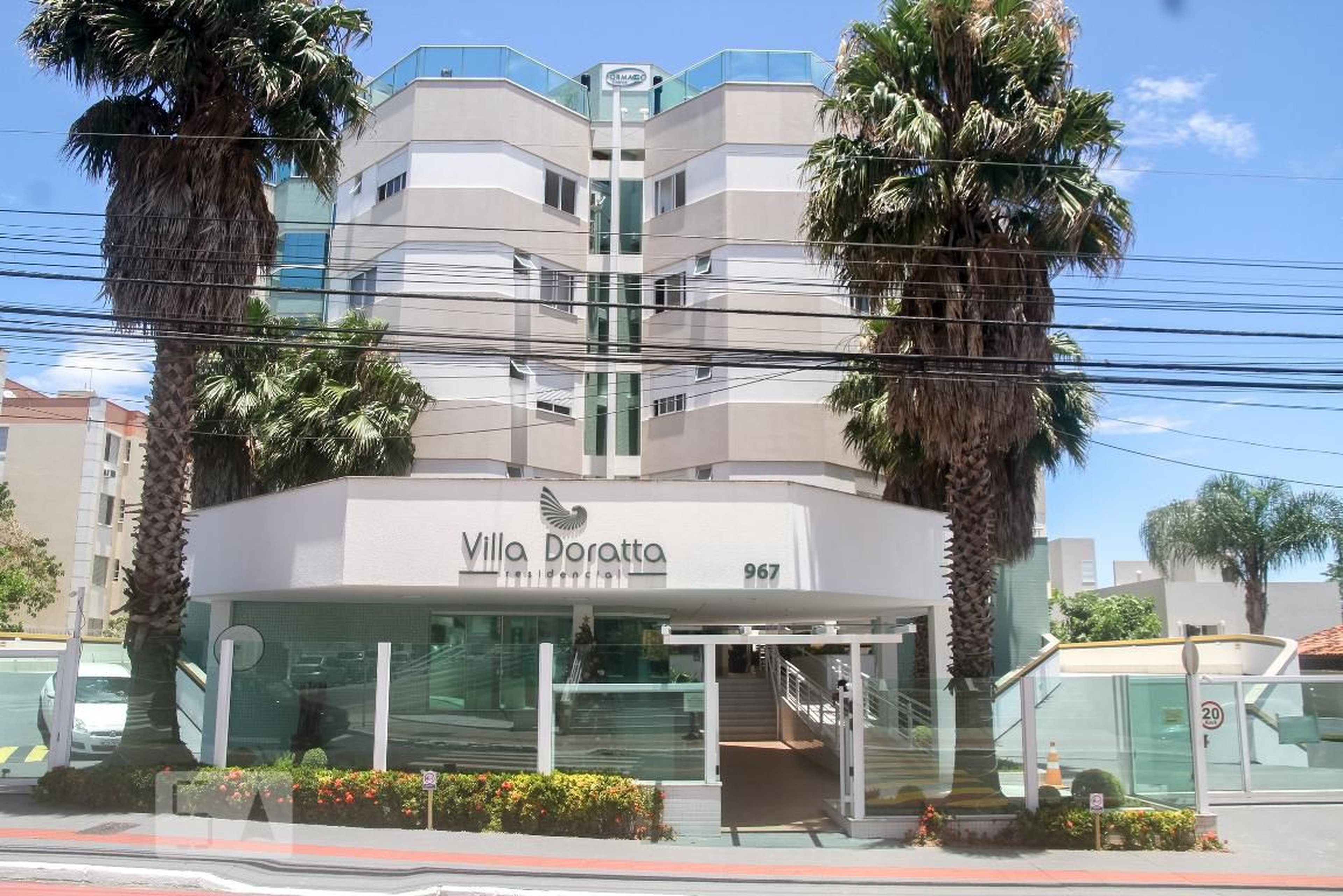 Fachada do Condomínio Residencial Villa Doratta