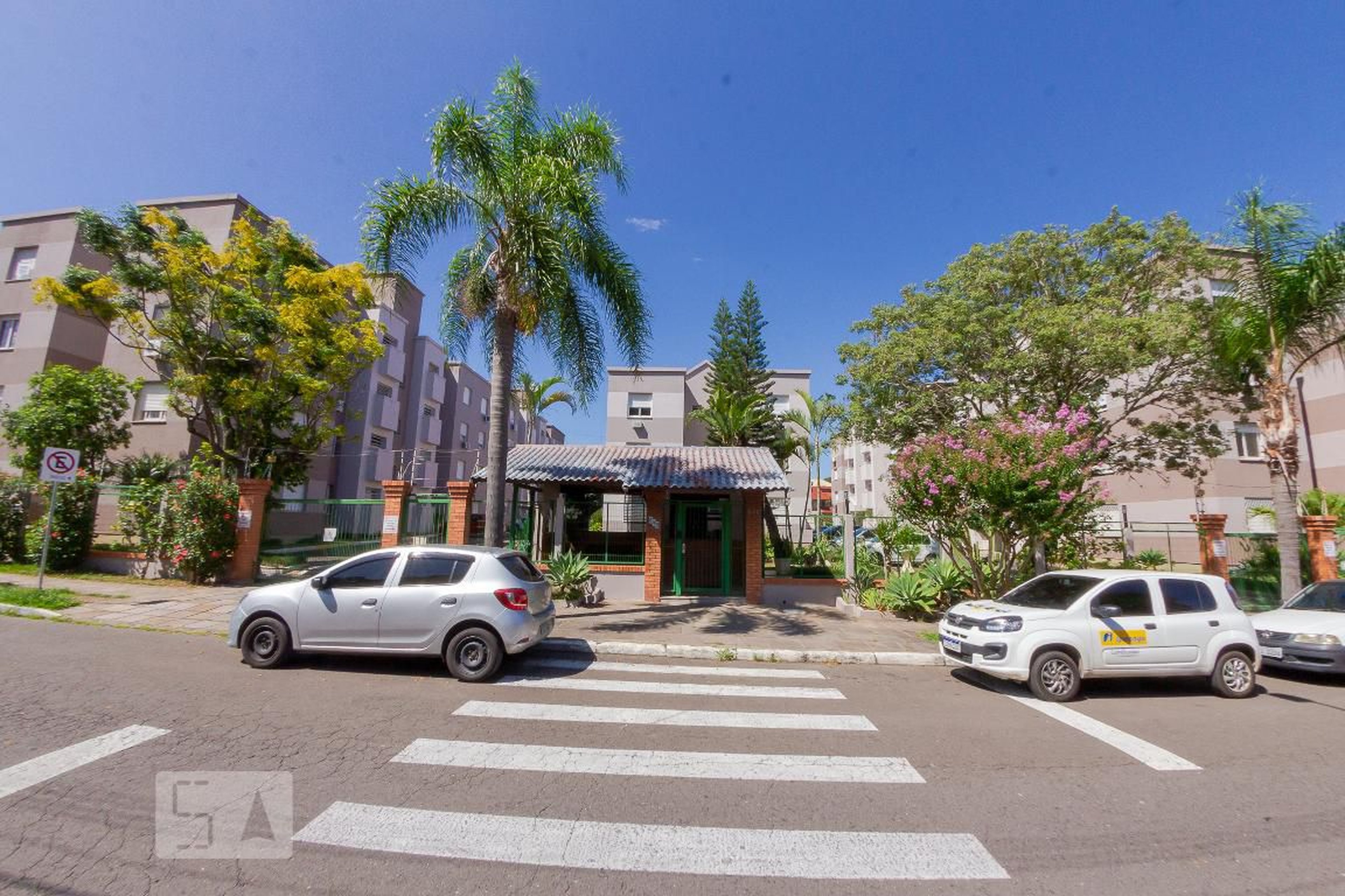 Fachada do Condomínio Residencial Parque do Sabiá