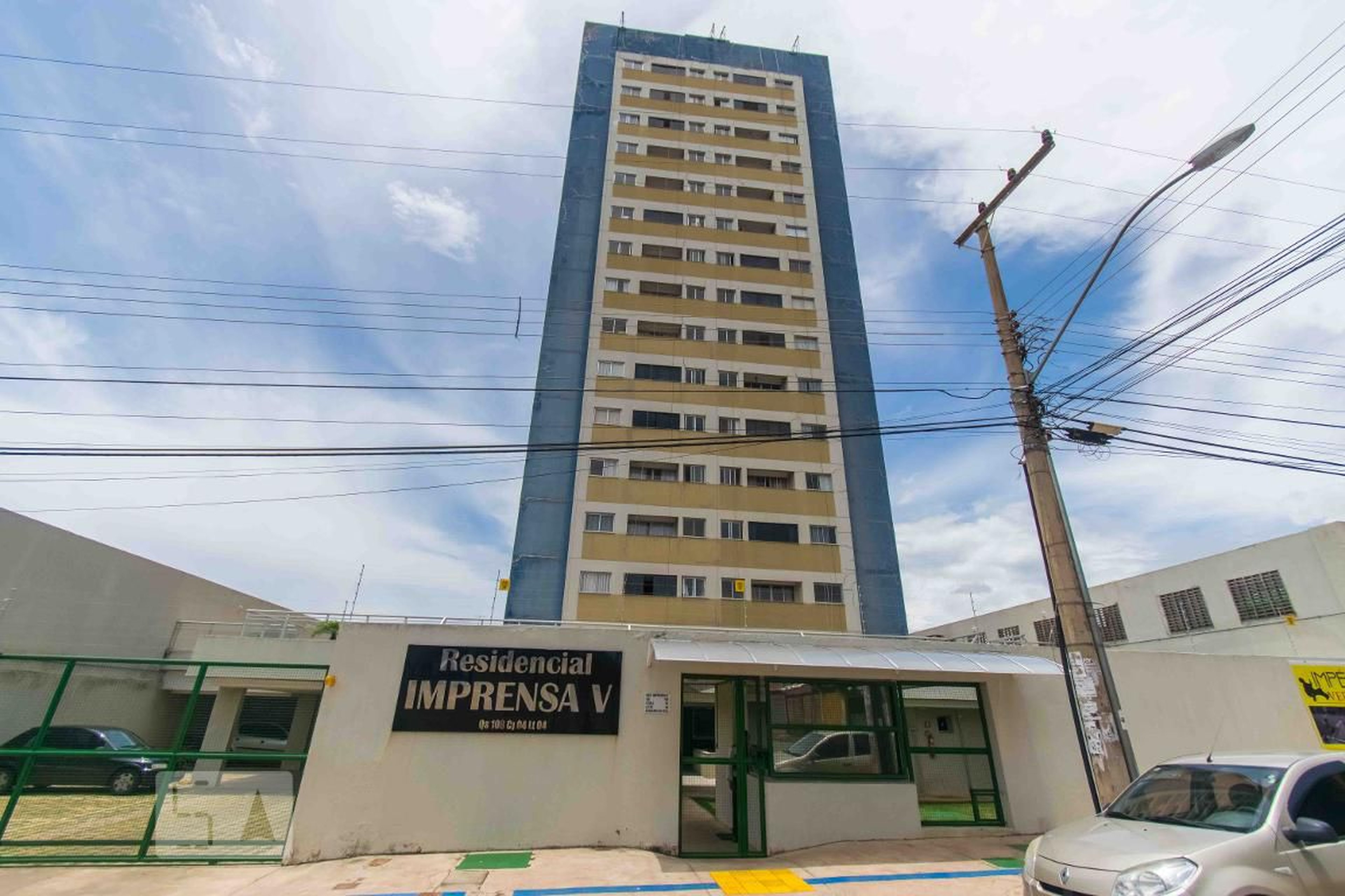 Fachada Condomínio em Qs 108 Conjunto 4comércio, Lote 04