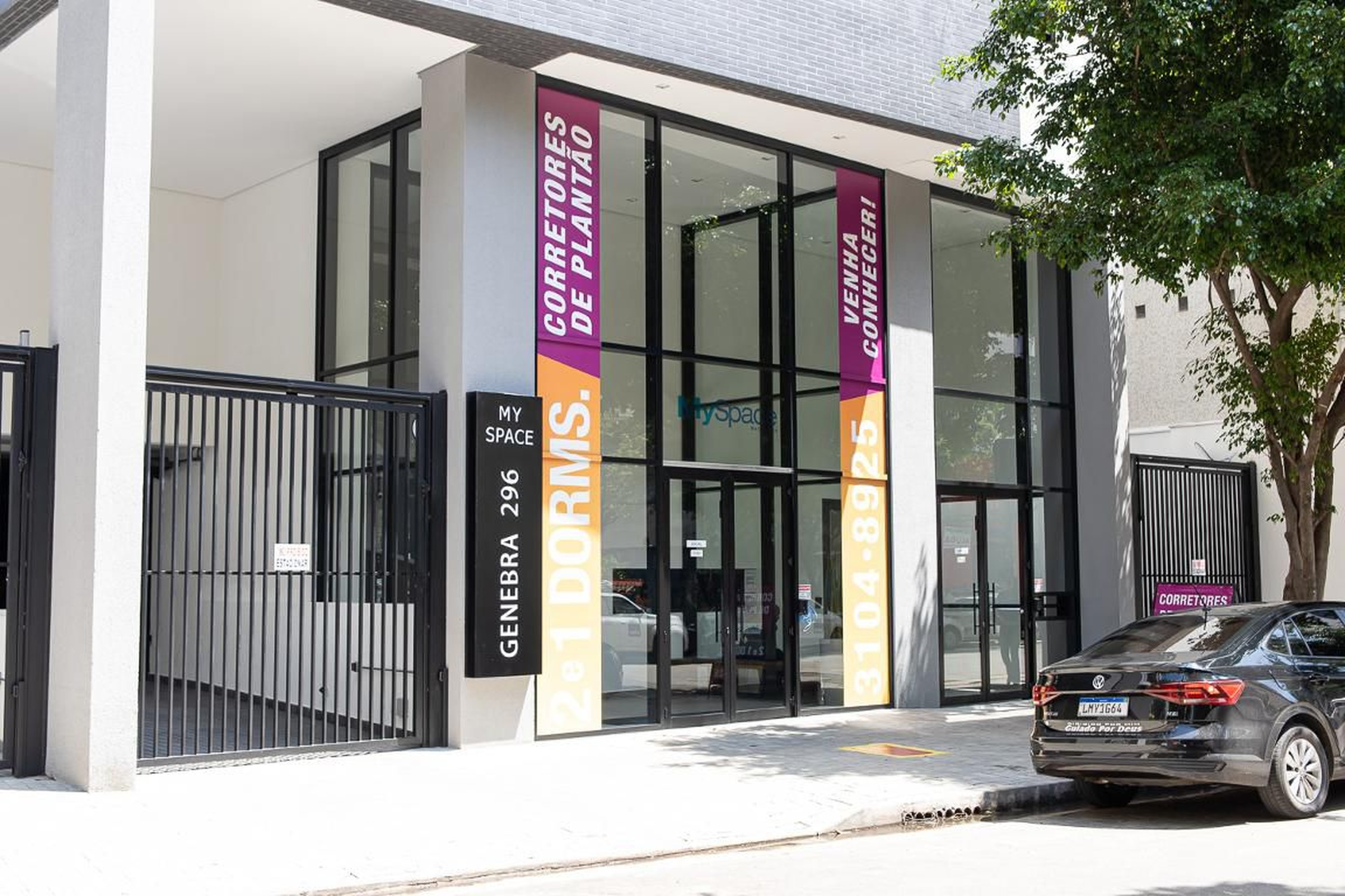 Fachada do Condomínio Condomínio My Space Bela Vista