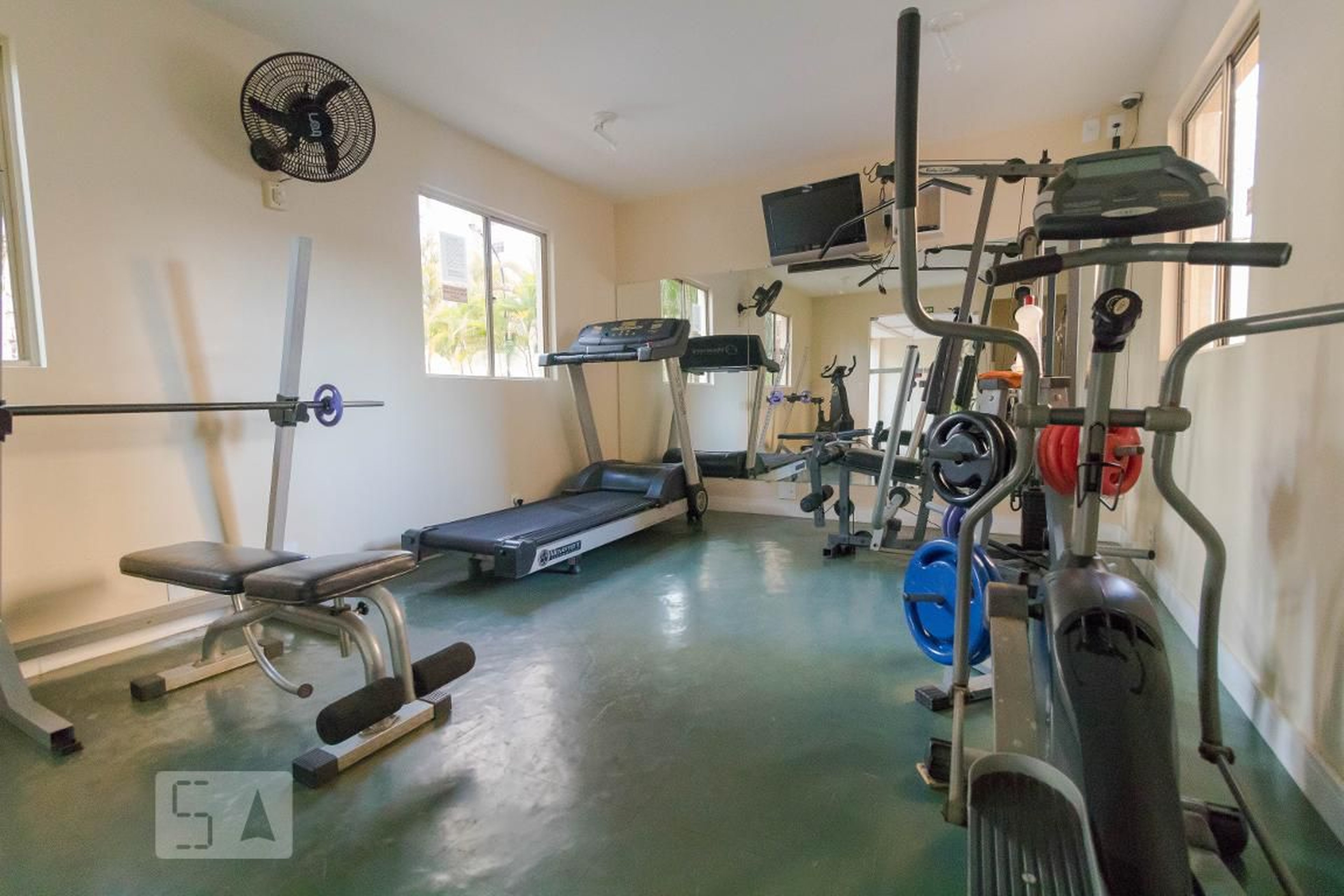 Área comum - Academia - 