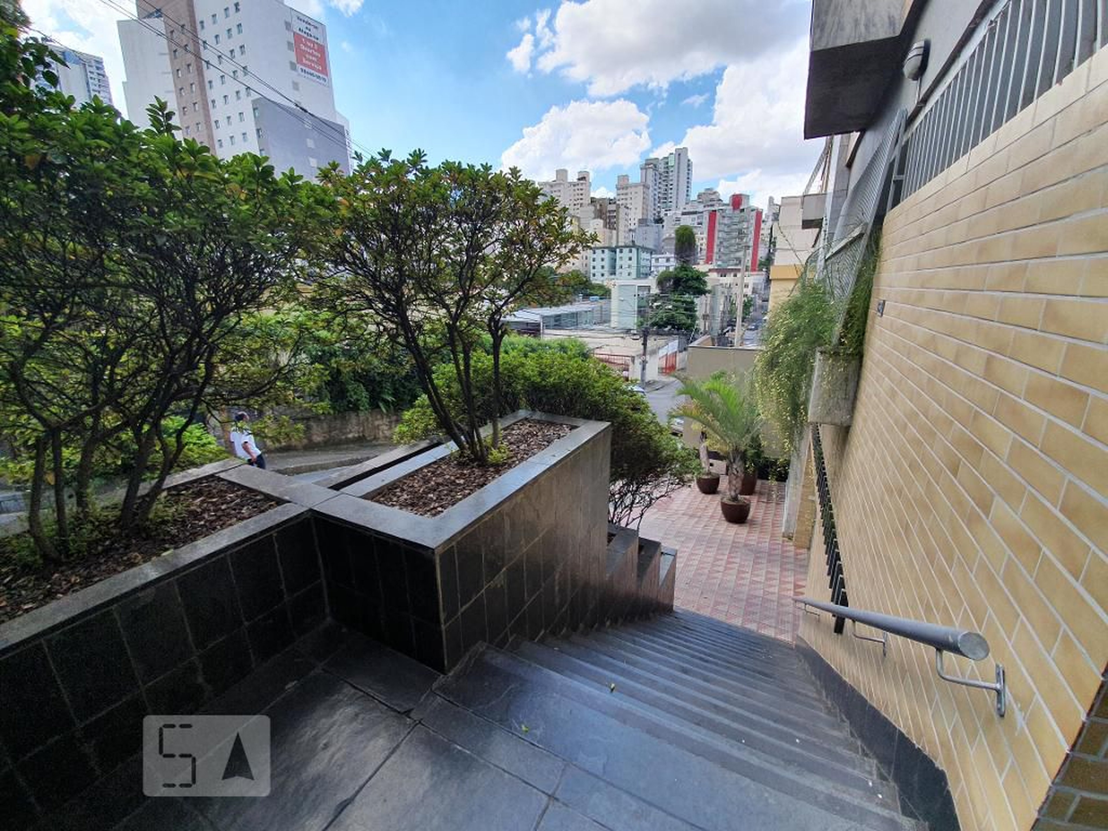 Entrada do prédio - Edifício Albina Maria da Fonseca