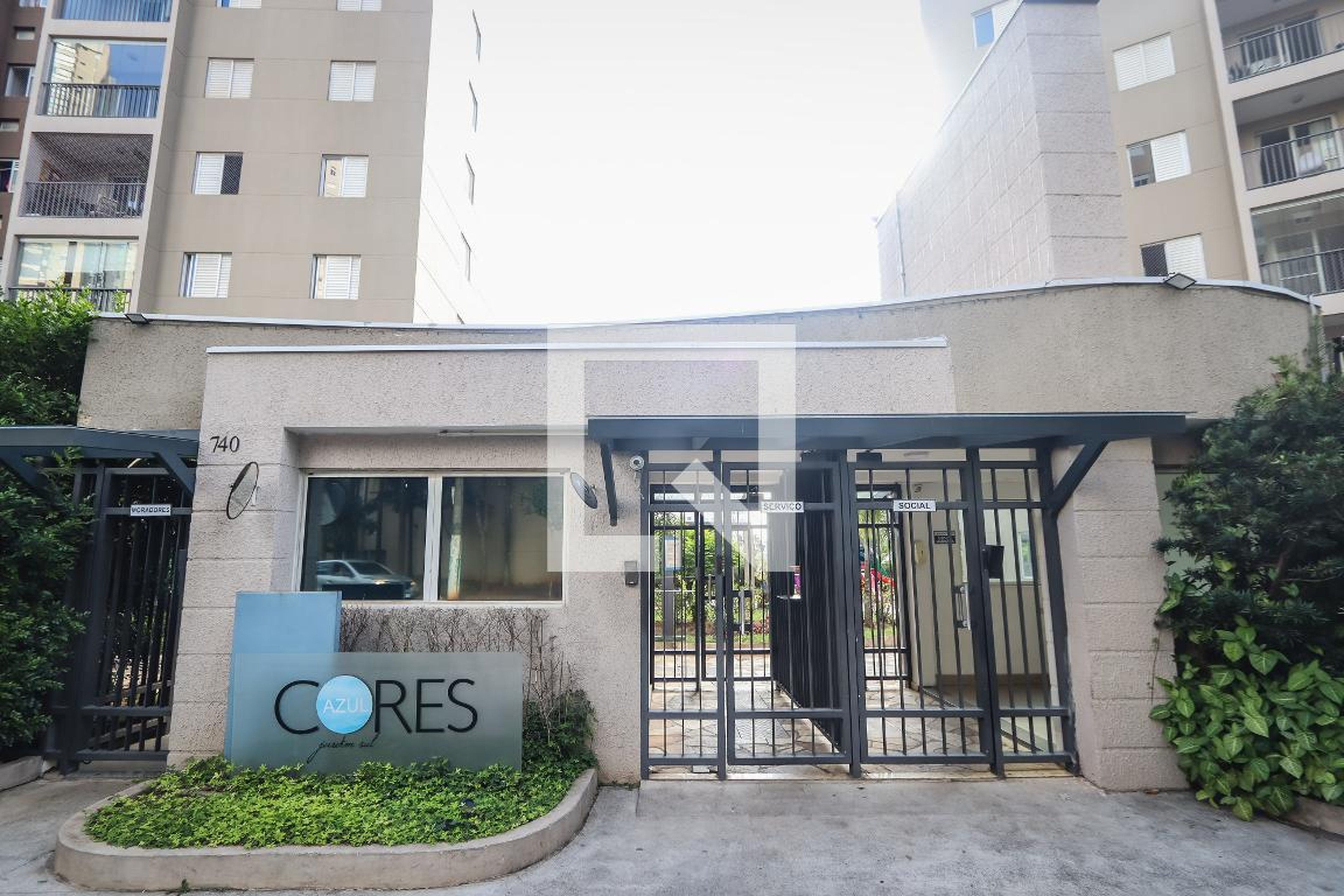 Fachada do Prédio Condomínio Cores Azul