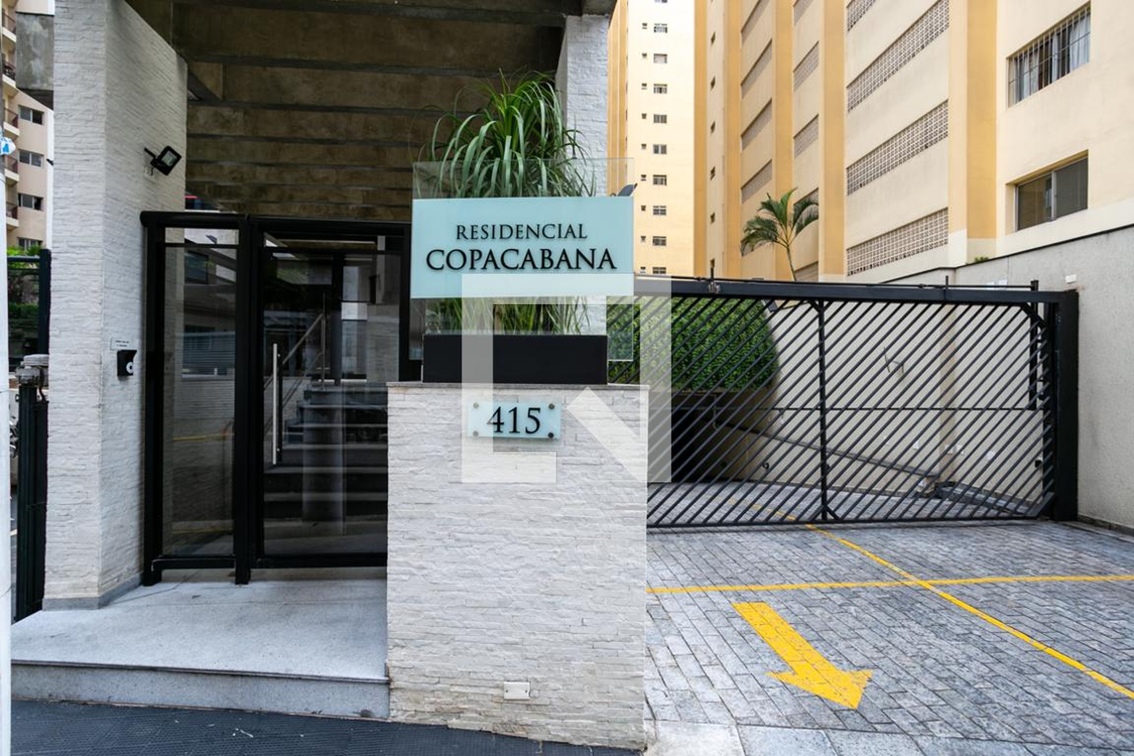 Fachada do condomínio Residencial Copacabana