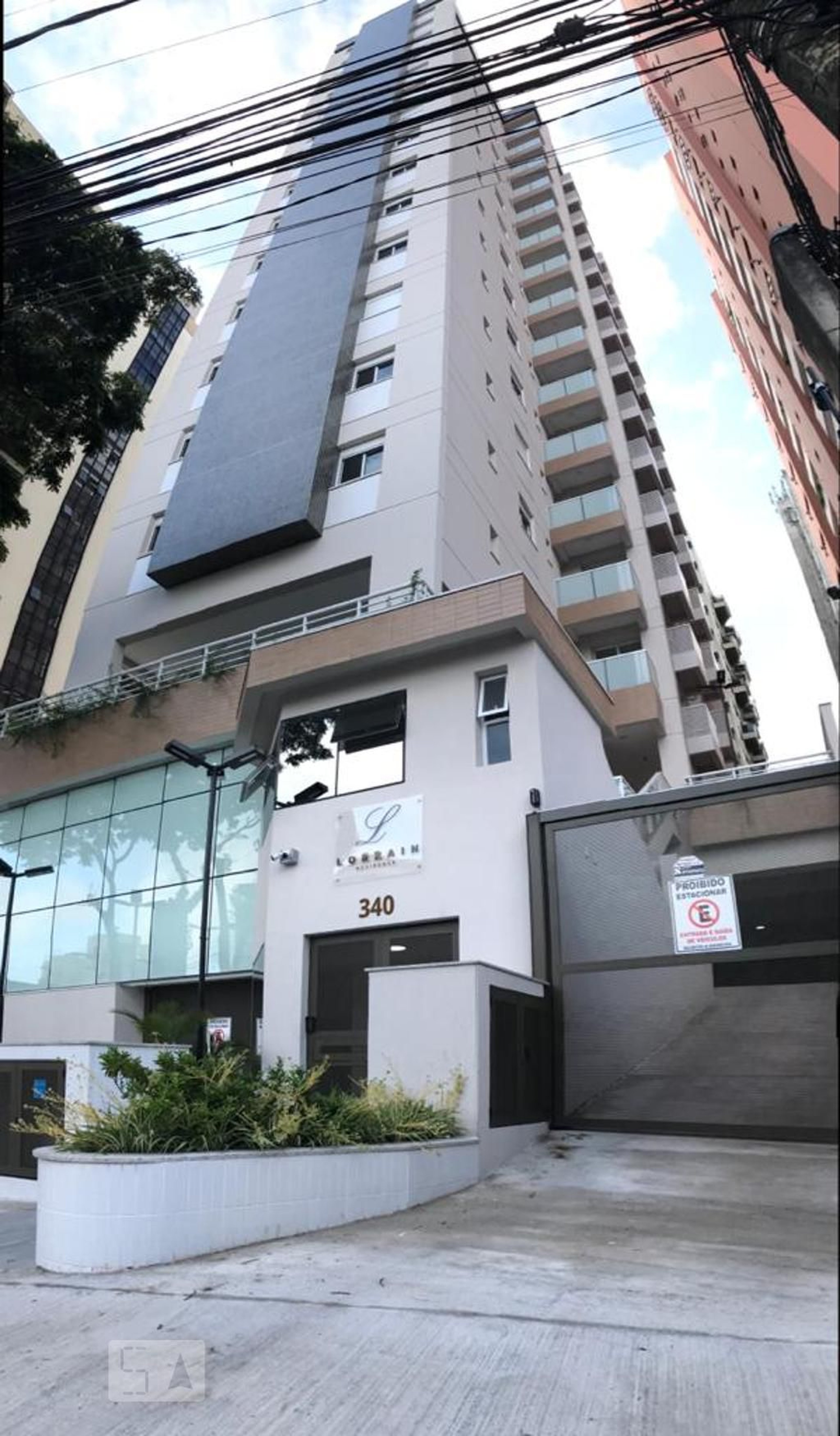 Fachada do Condomínio Condomínio Lorrain Residence