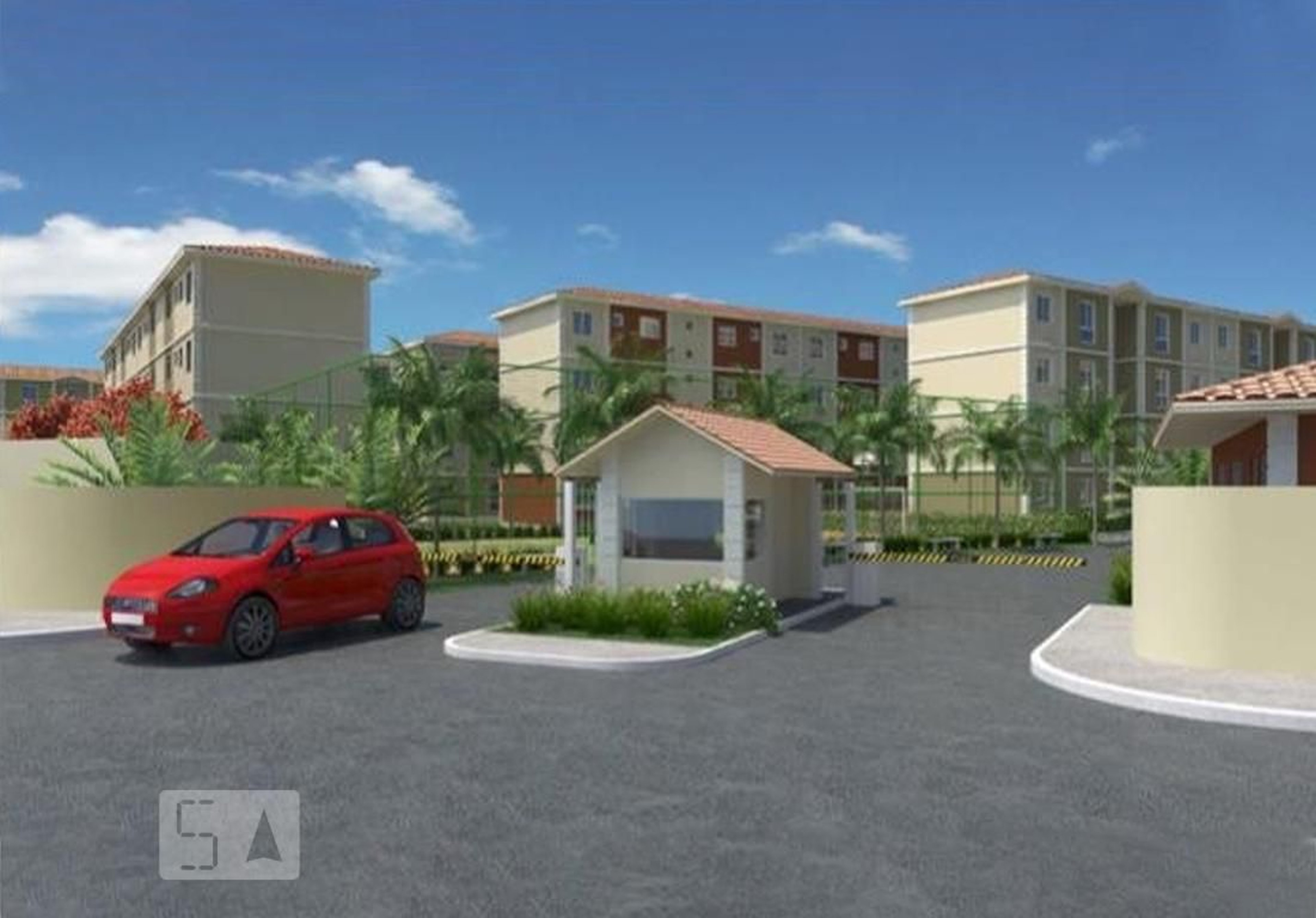 Fachada Condomínio em Avenida Thomaz Edison, 2500