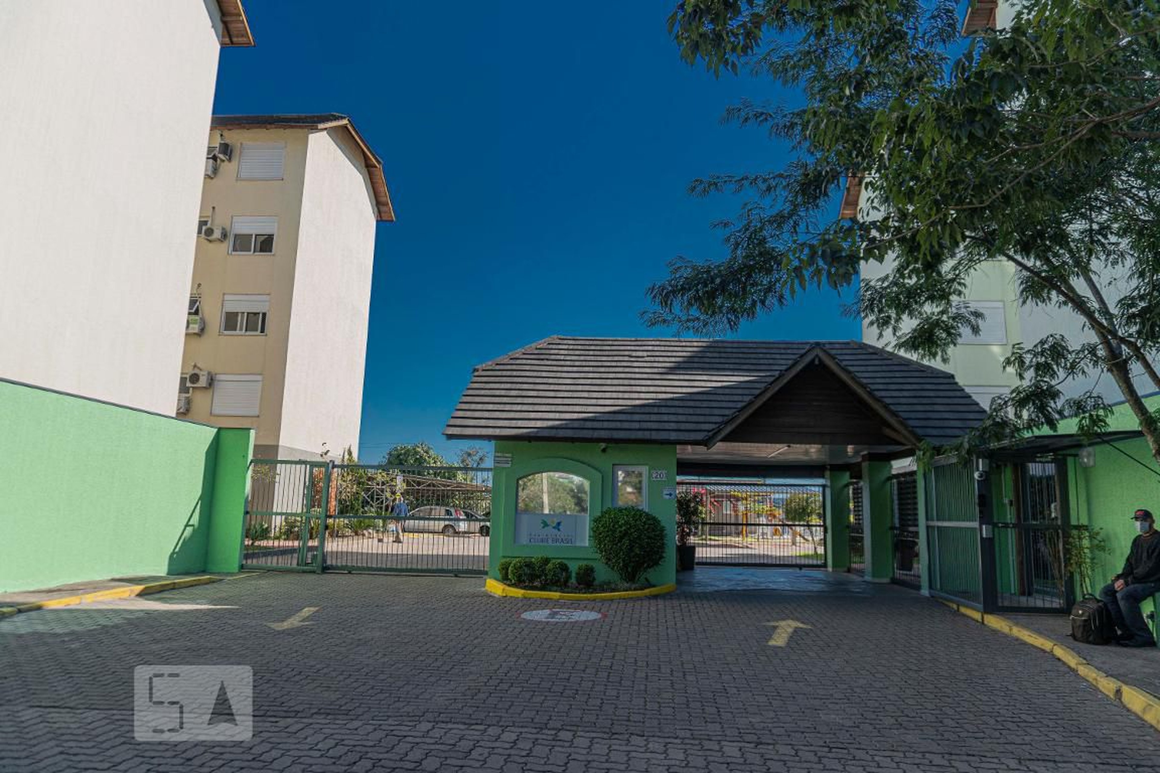 Fachada do Condomínio Residencial Clube Brazil