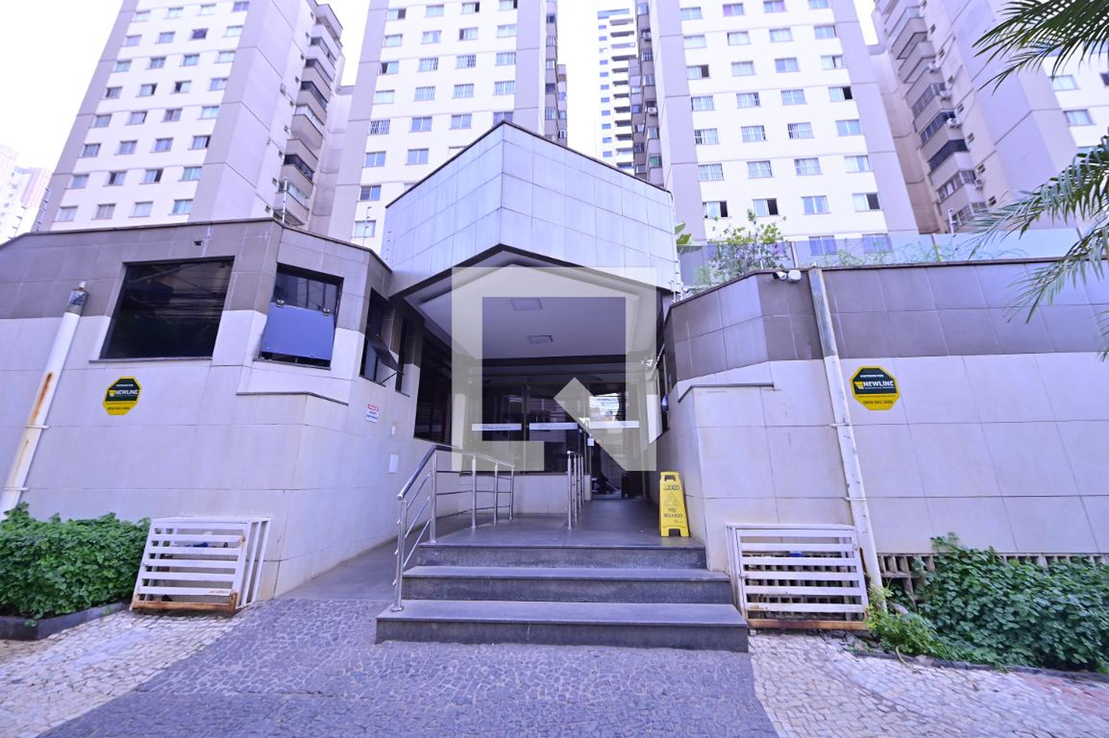 Fachada Condomínio Privê Parque das Hortências