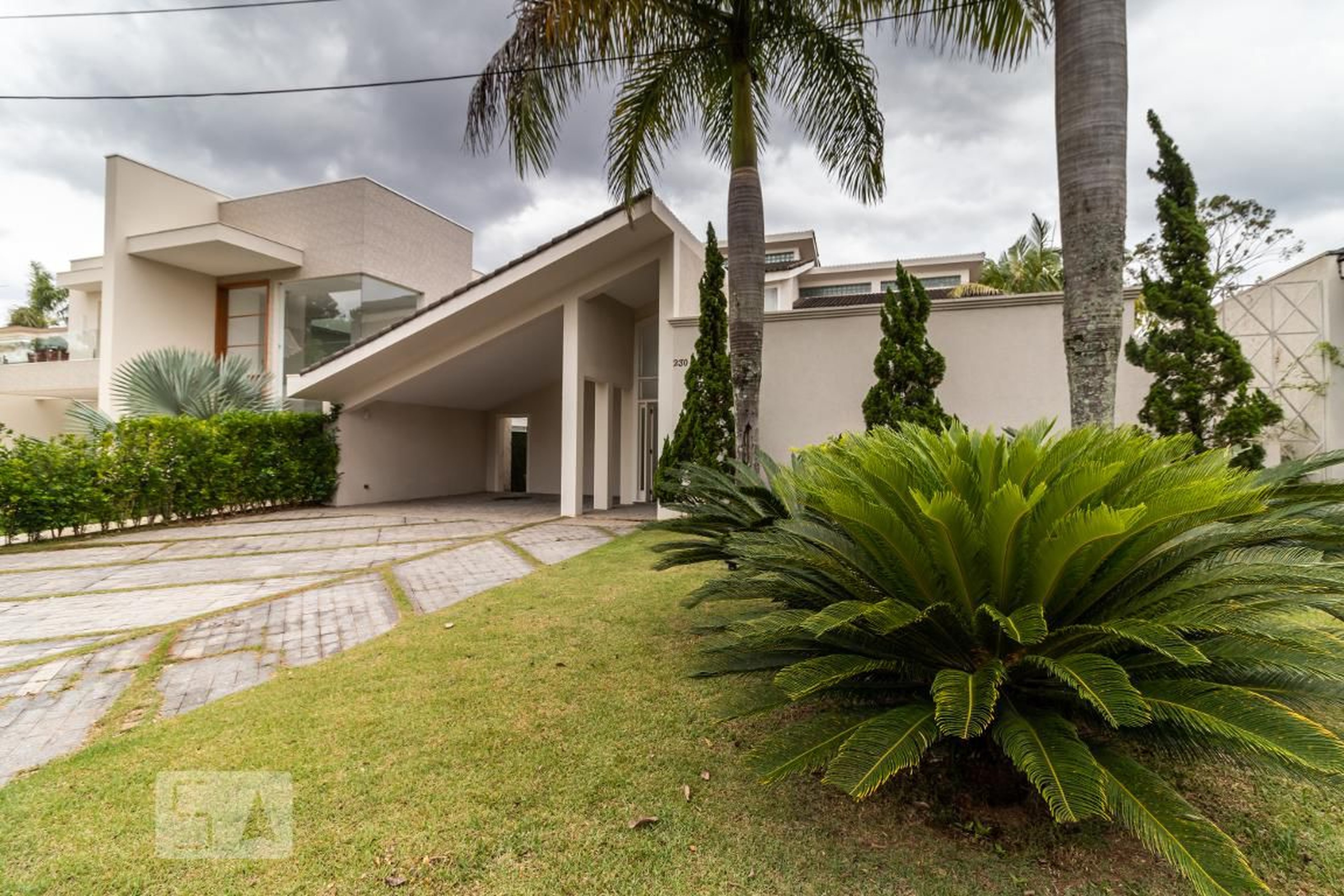 Fachada Condomínio Alphaville Residencial  Zero