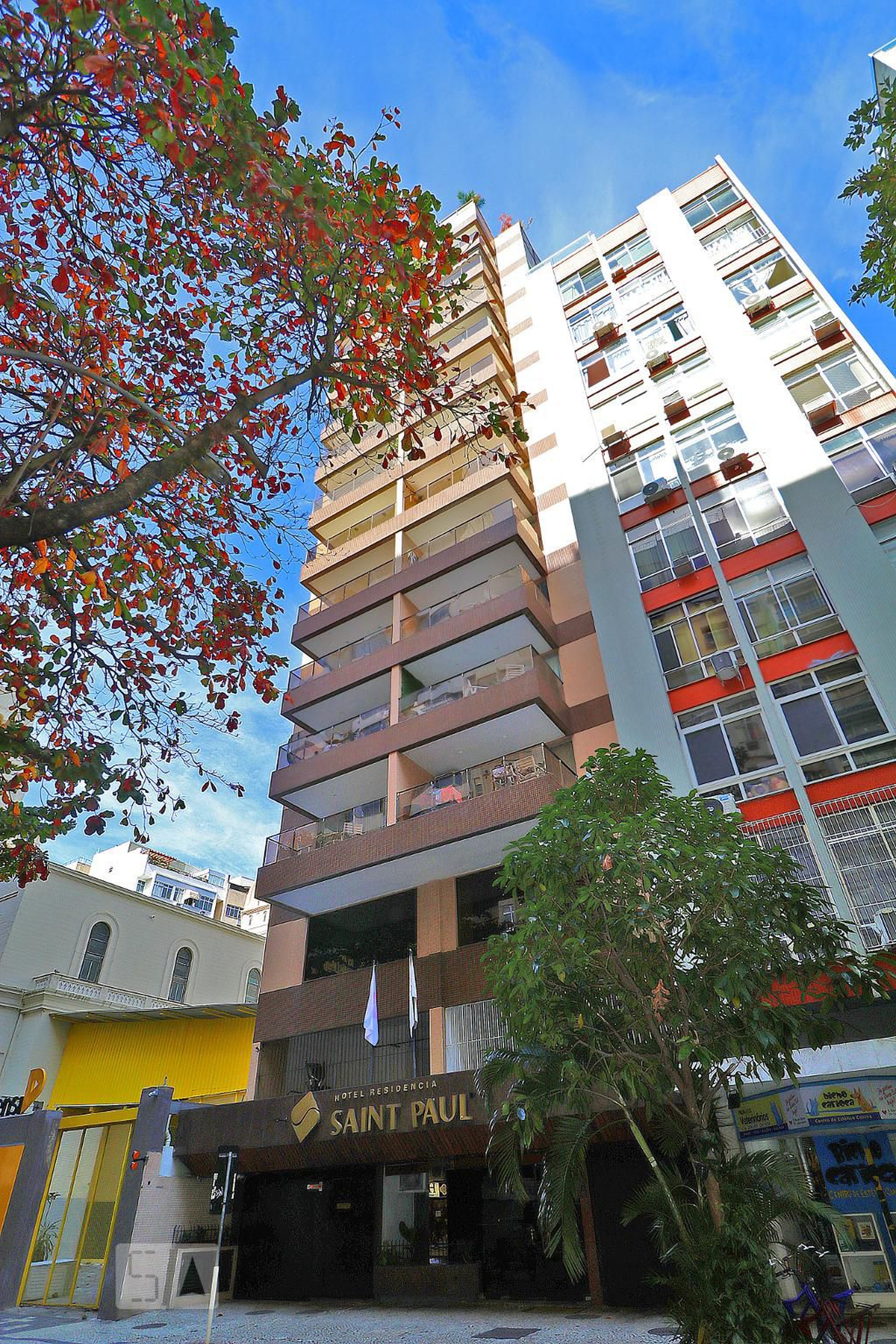 Fachada do Prédio Condomínio Hotel Residencia Saint Paul