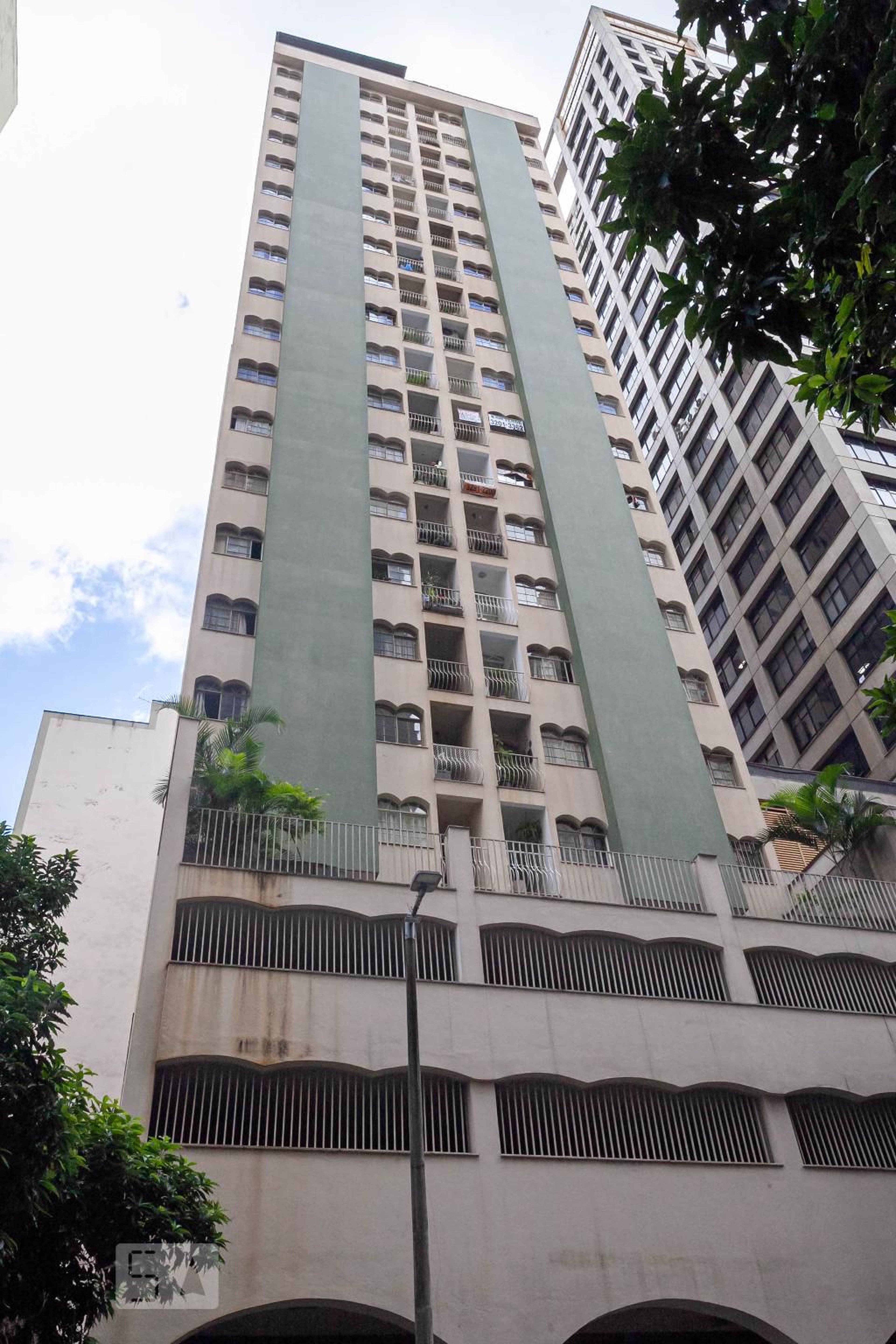 Fachada do prédio Edifício Mediterrâneo