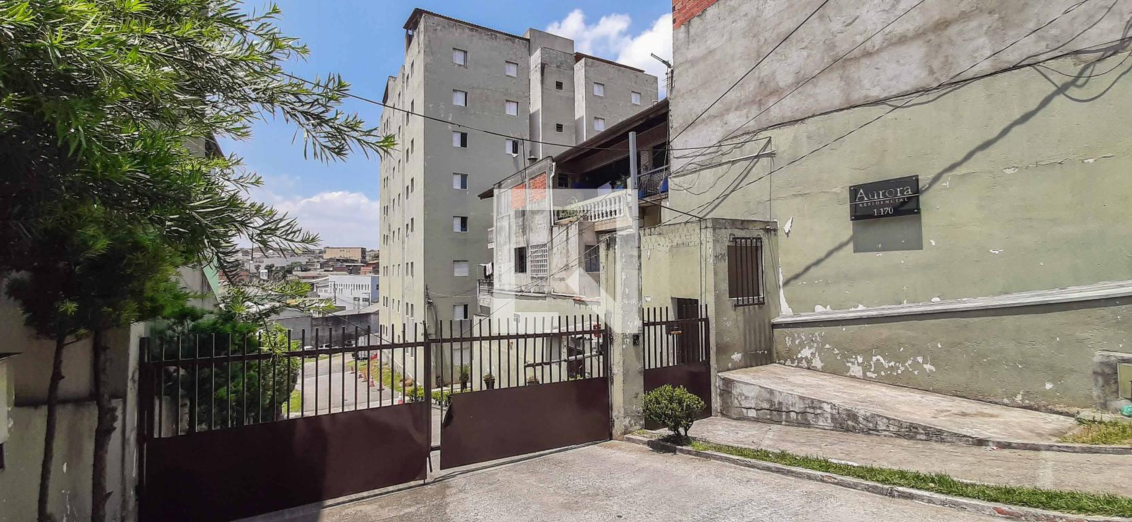 Fachada do Condomínio Residencial Aurora