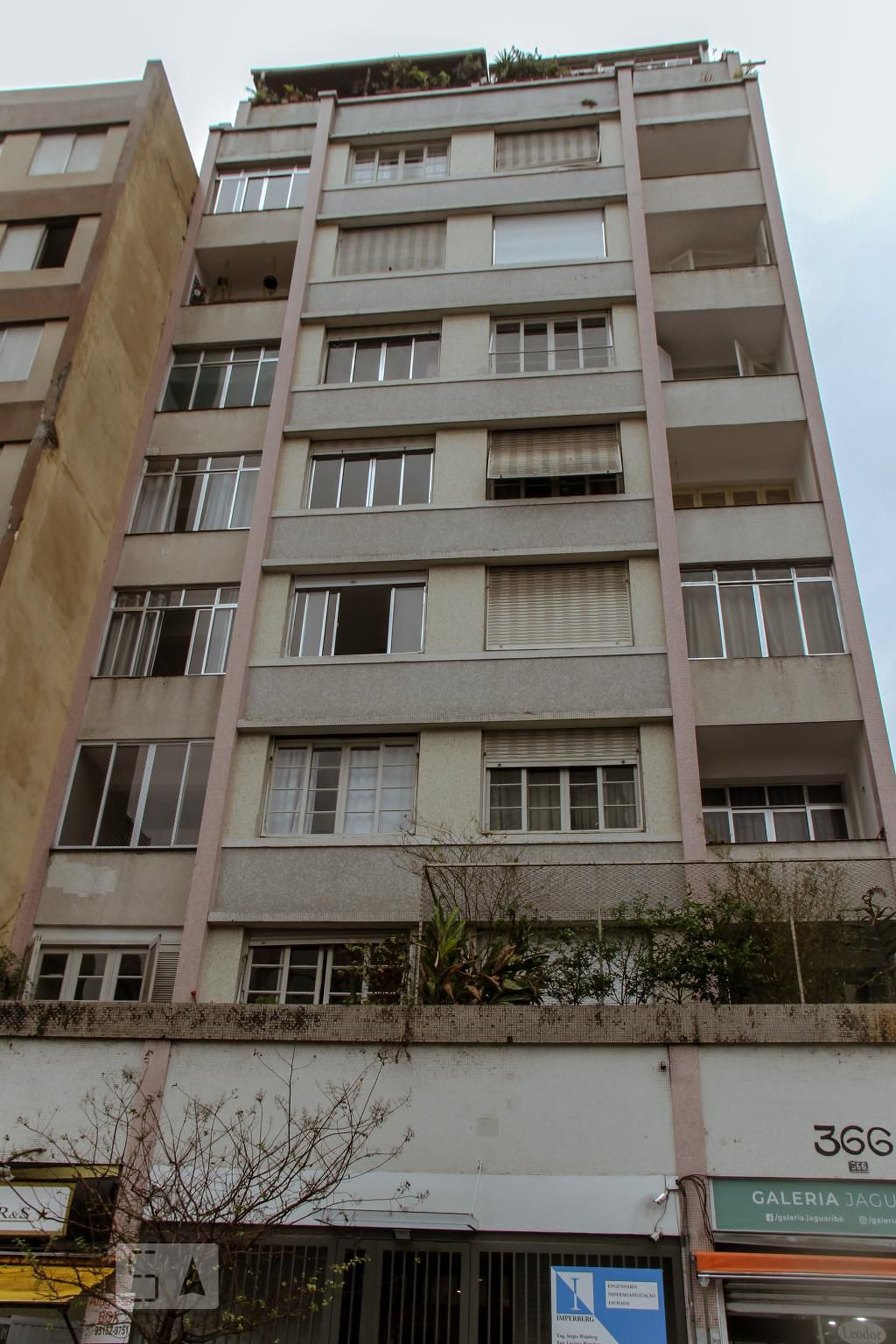 Fachada do Prédio Edifício Santa Cecília