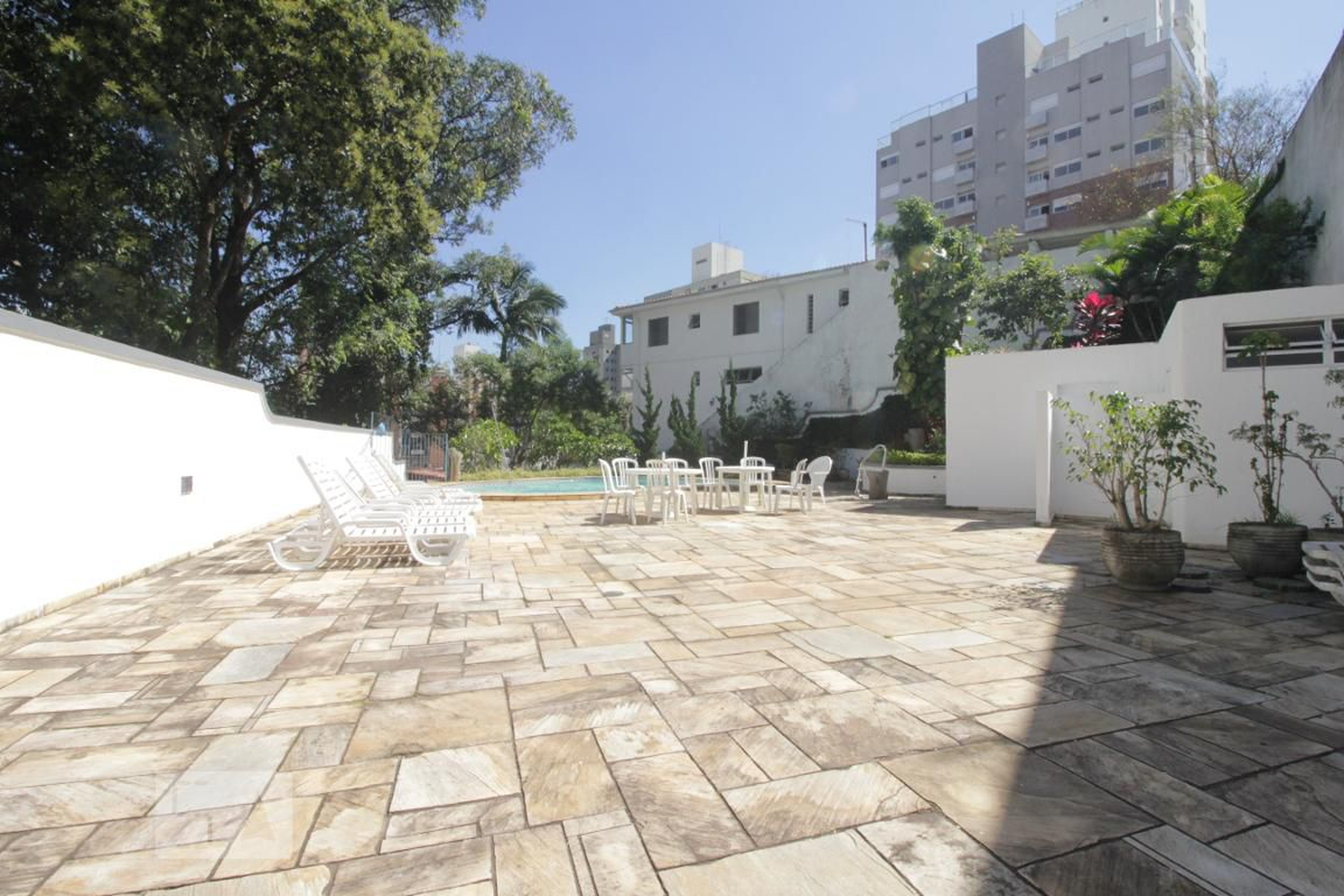 Área da piscina - Edifício Real Panorama