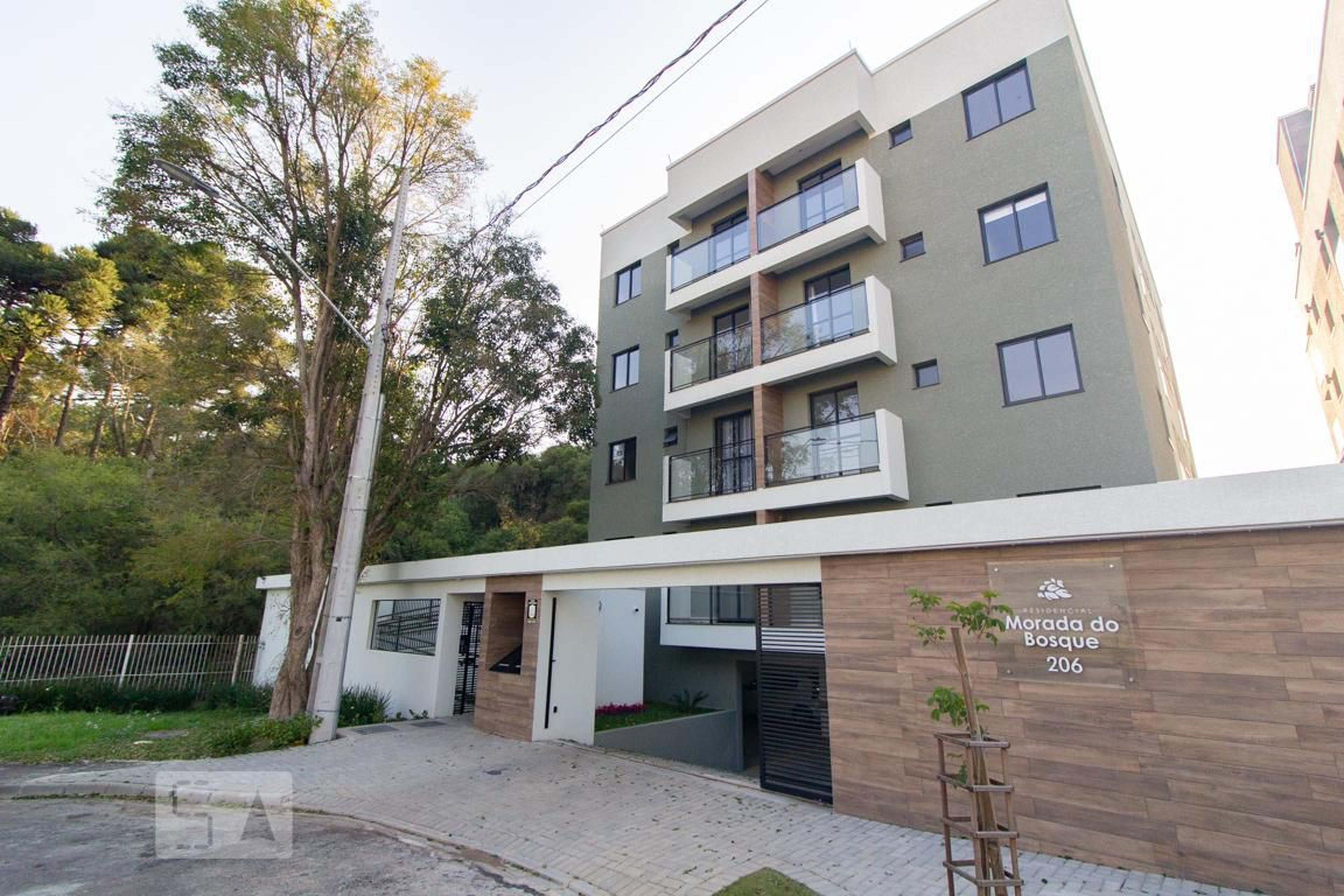 Fachada do Condomínio Condomínio Morada do Bosque