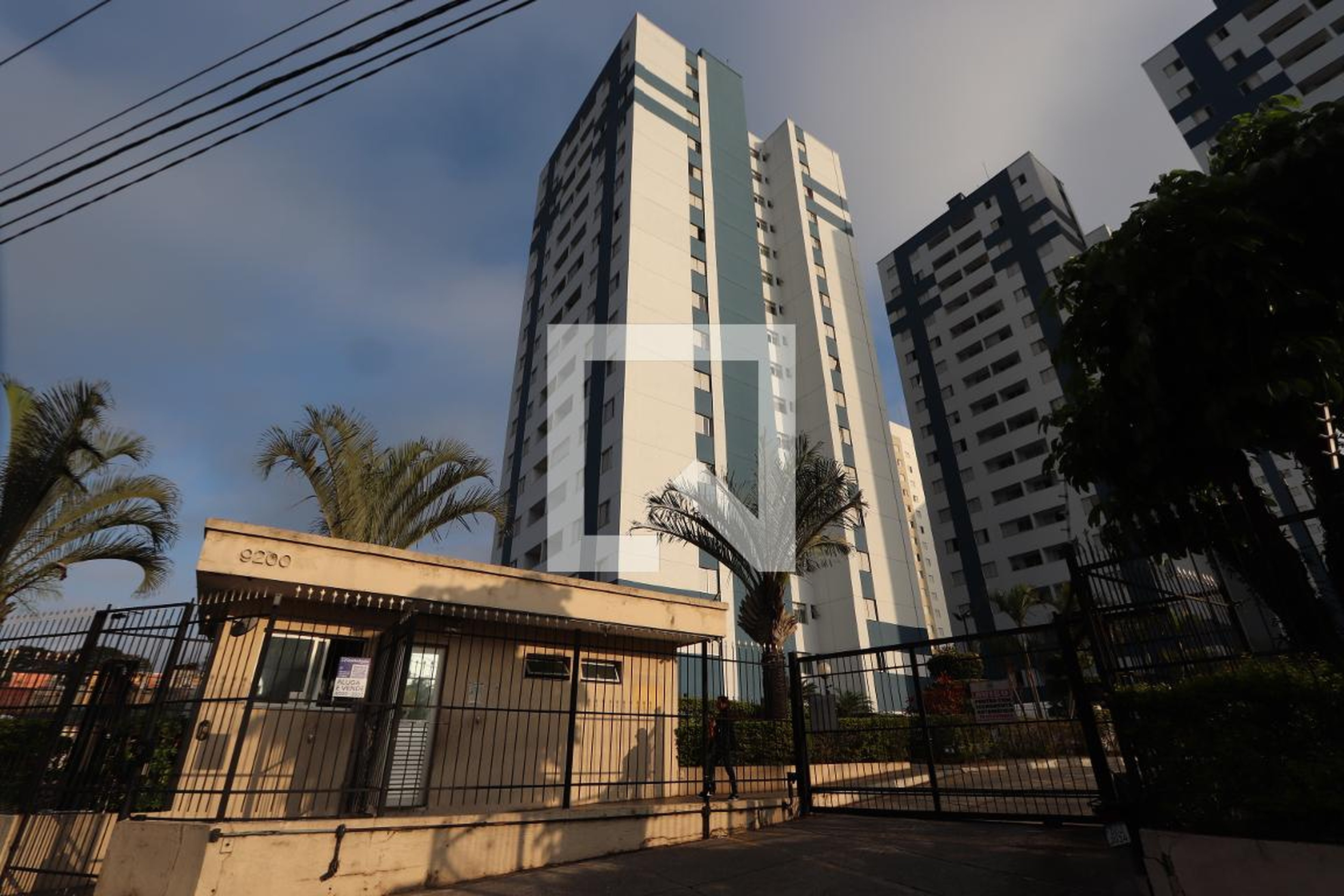 Fachada do condomínio Residencial das Pedras