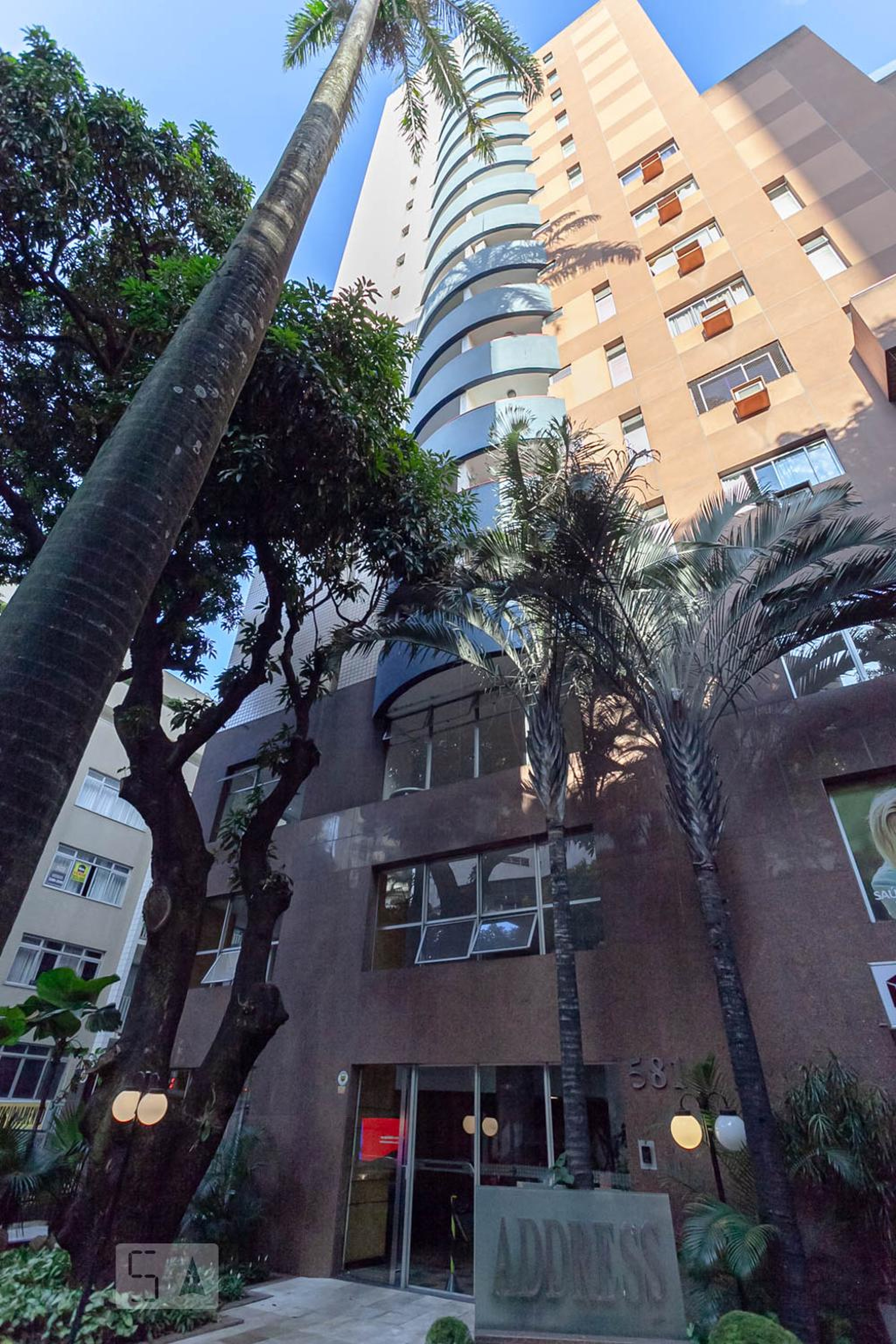 Fachada do Prédio Condomínio Address Savassi Executive e Residence