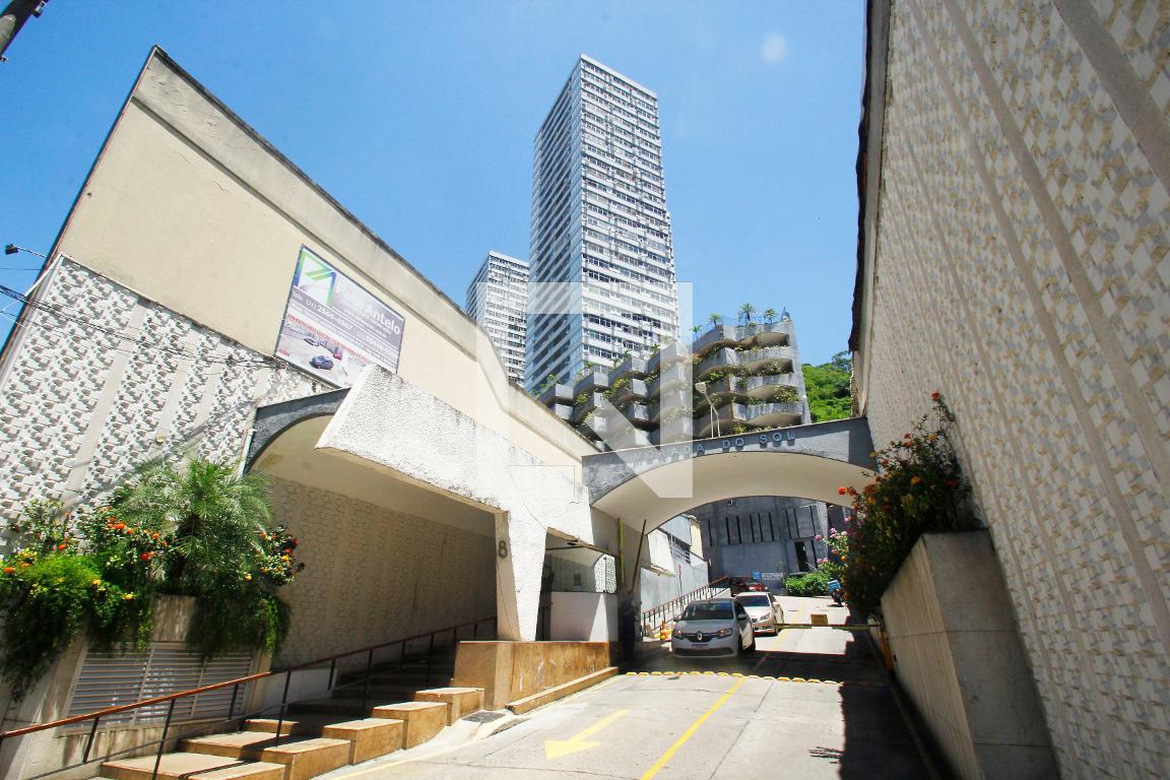 Fachada do Condomínio Condomínio Morada do Sol