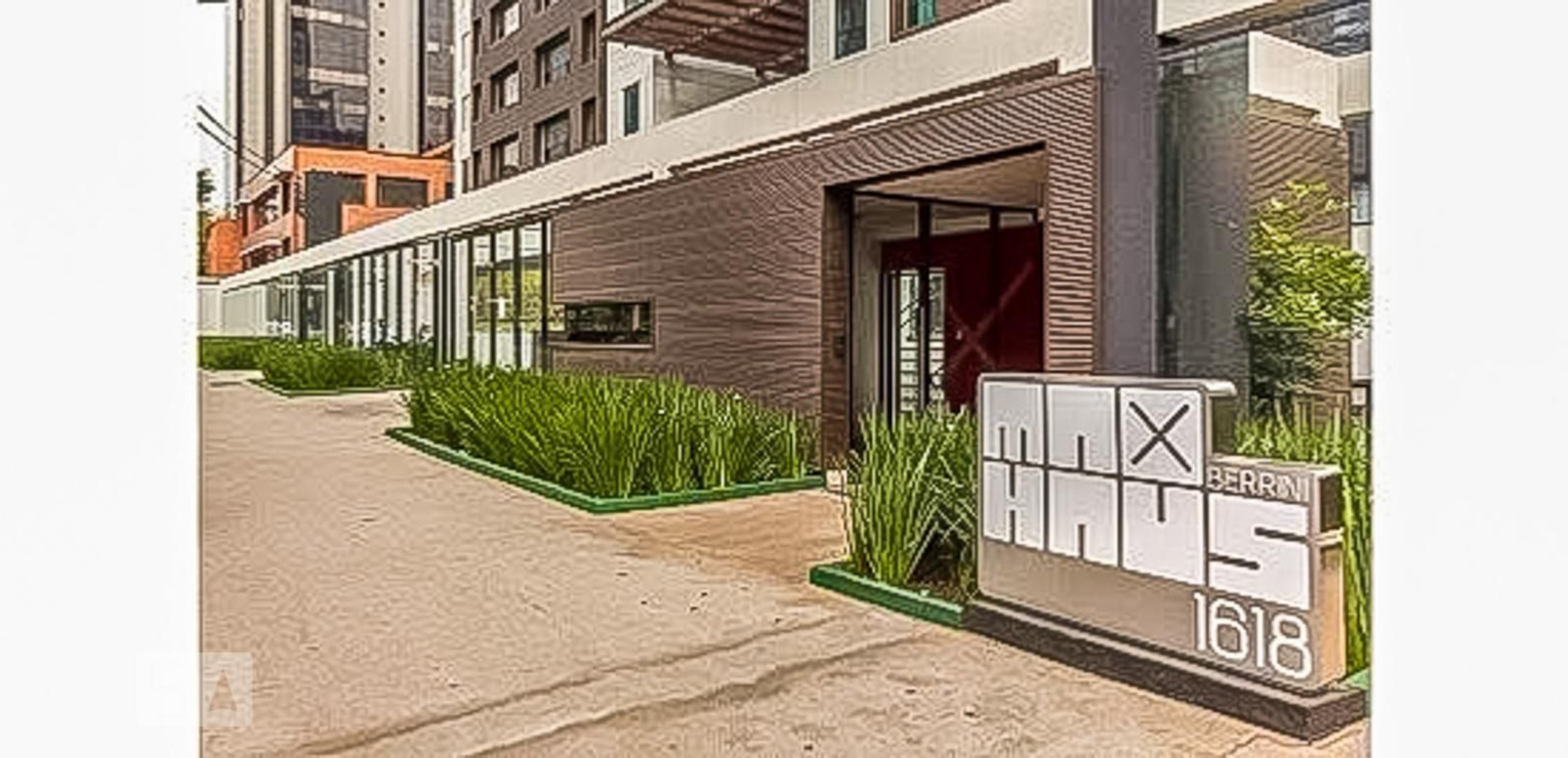 Fachada do Condomínio Condomínio Maxhaus Berrini