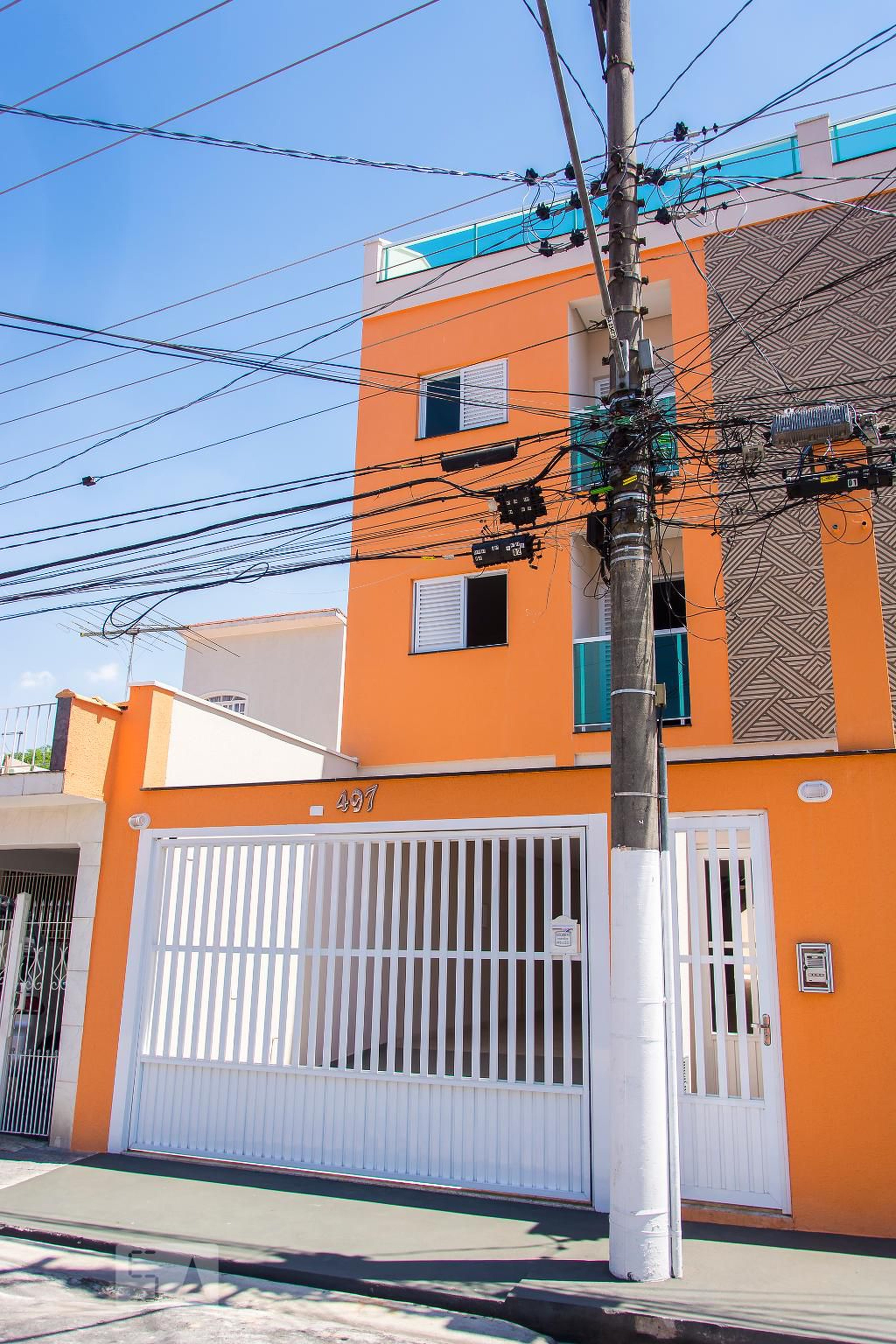 Fachada Condomínio em Rua Jundiaí, 497