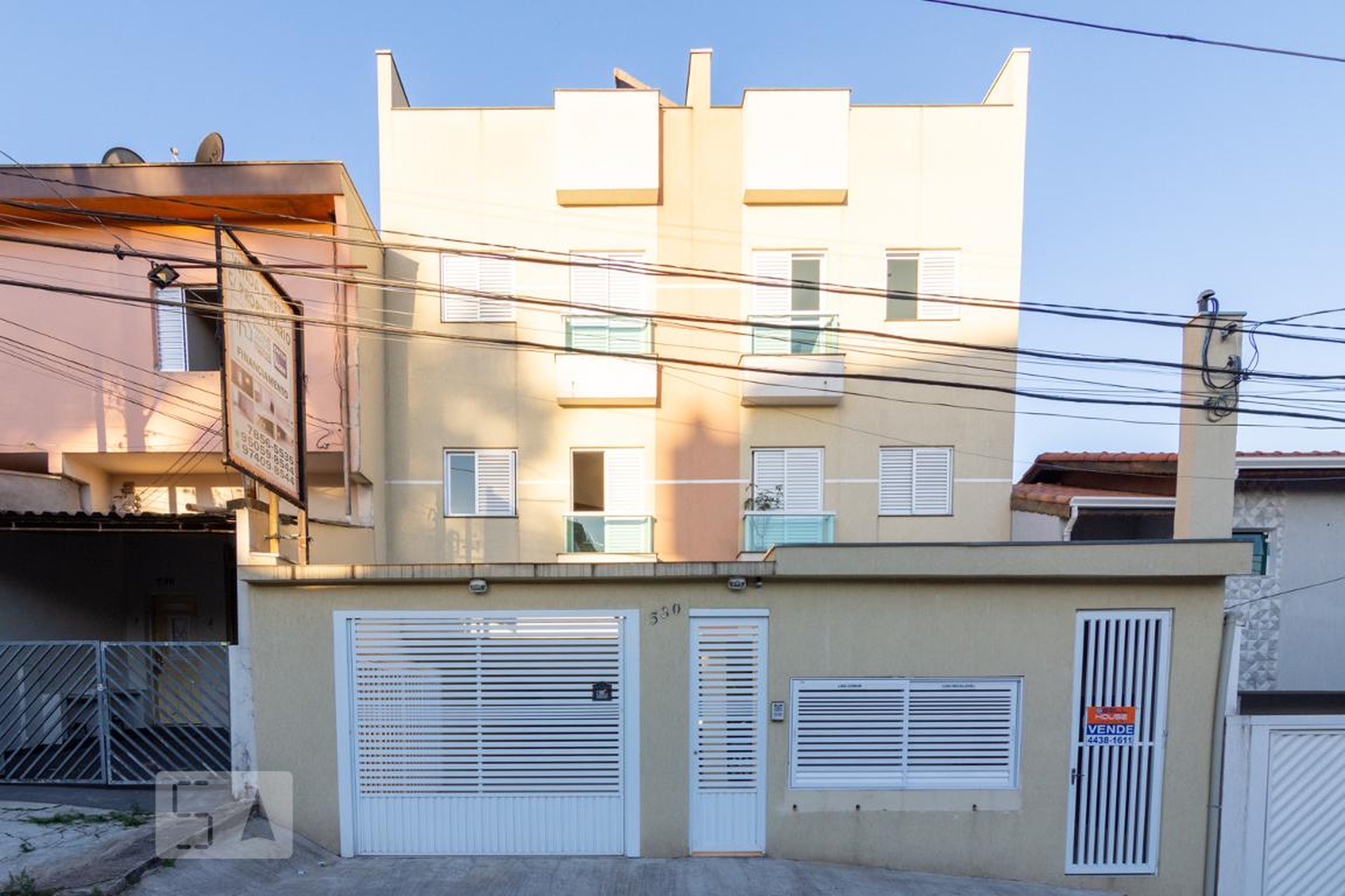 Fachada Condomínio em Rua Jaguari, 580